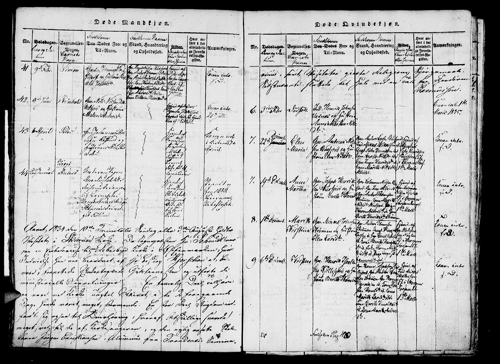 Skjervøy sokneprestkontor, SATØ/S-1300/H/Ha/Haa/L0004kirke: Parish register (official) no. 4, 1820-1838