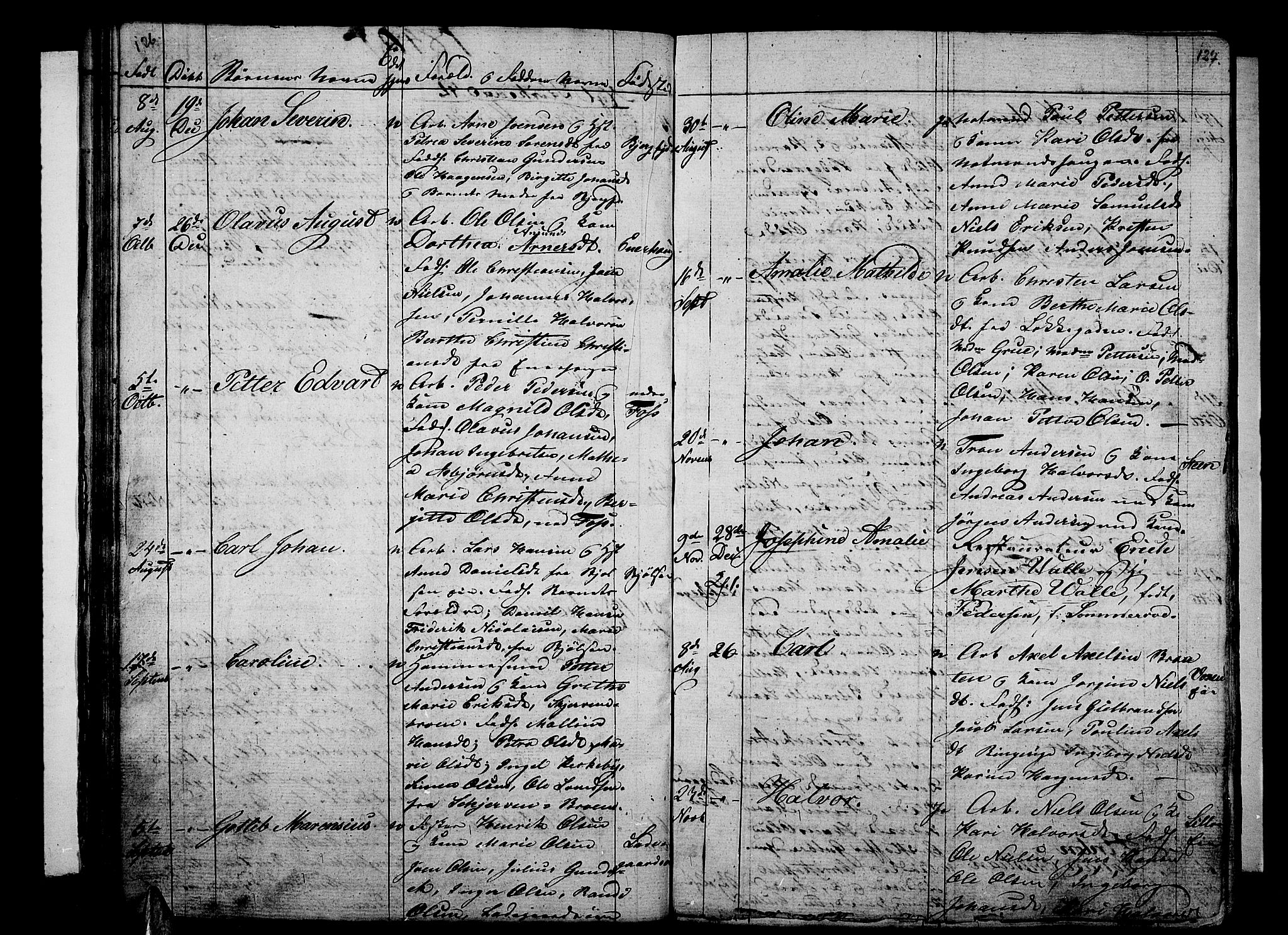 Aker prestekontor kirkebøker, SAO/A-10861/G/L0007: Parish register (copy) no. 7, 1838-1846, p. 126-127