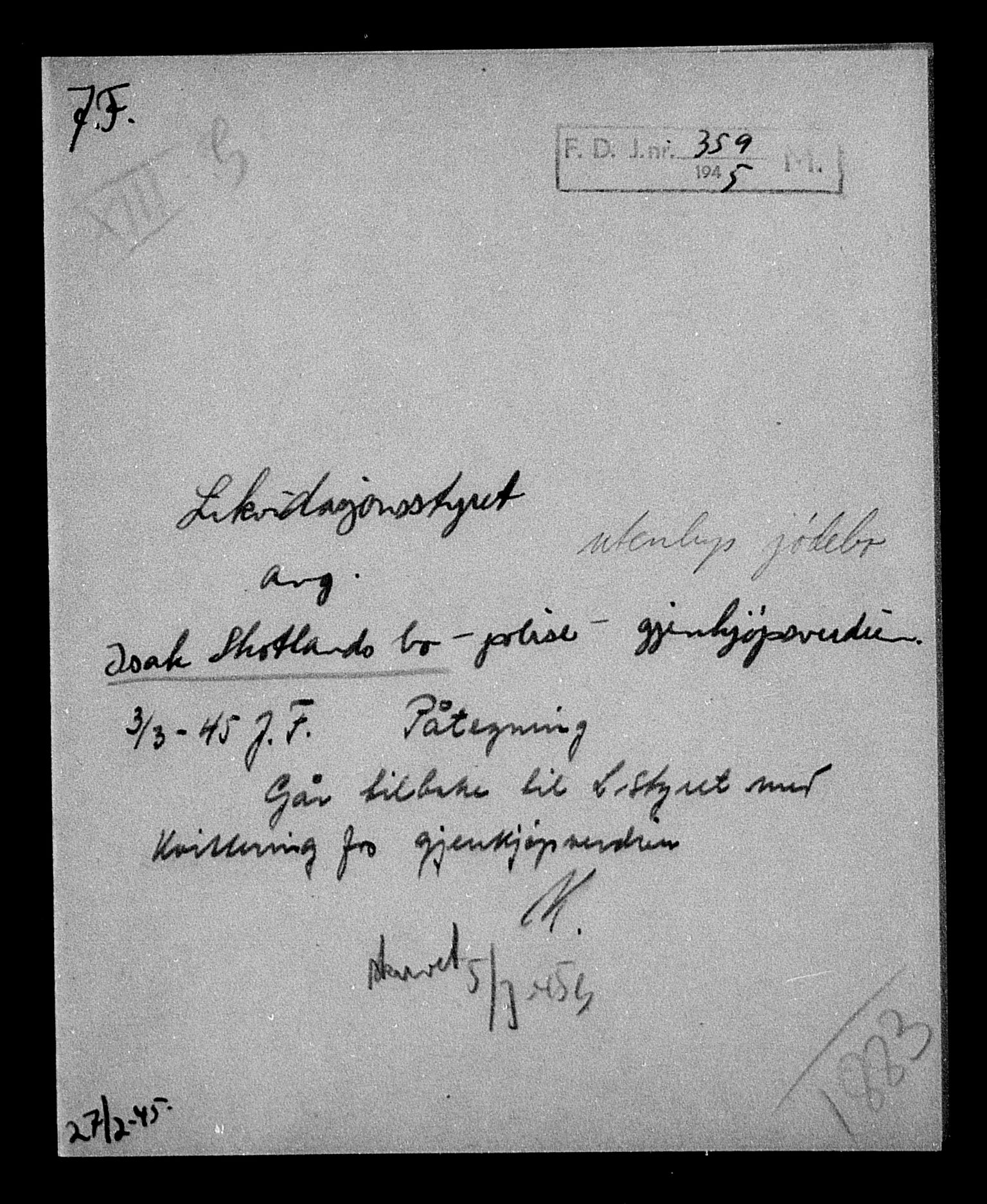 Justisdepartementet, Tilbakeføringskontoret for inndratte formuer, AV/RA-S-1564/H/Hc/Hcb/L0915: --, 1945-1947, p. 558