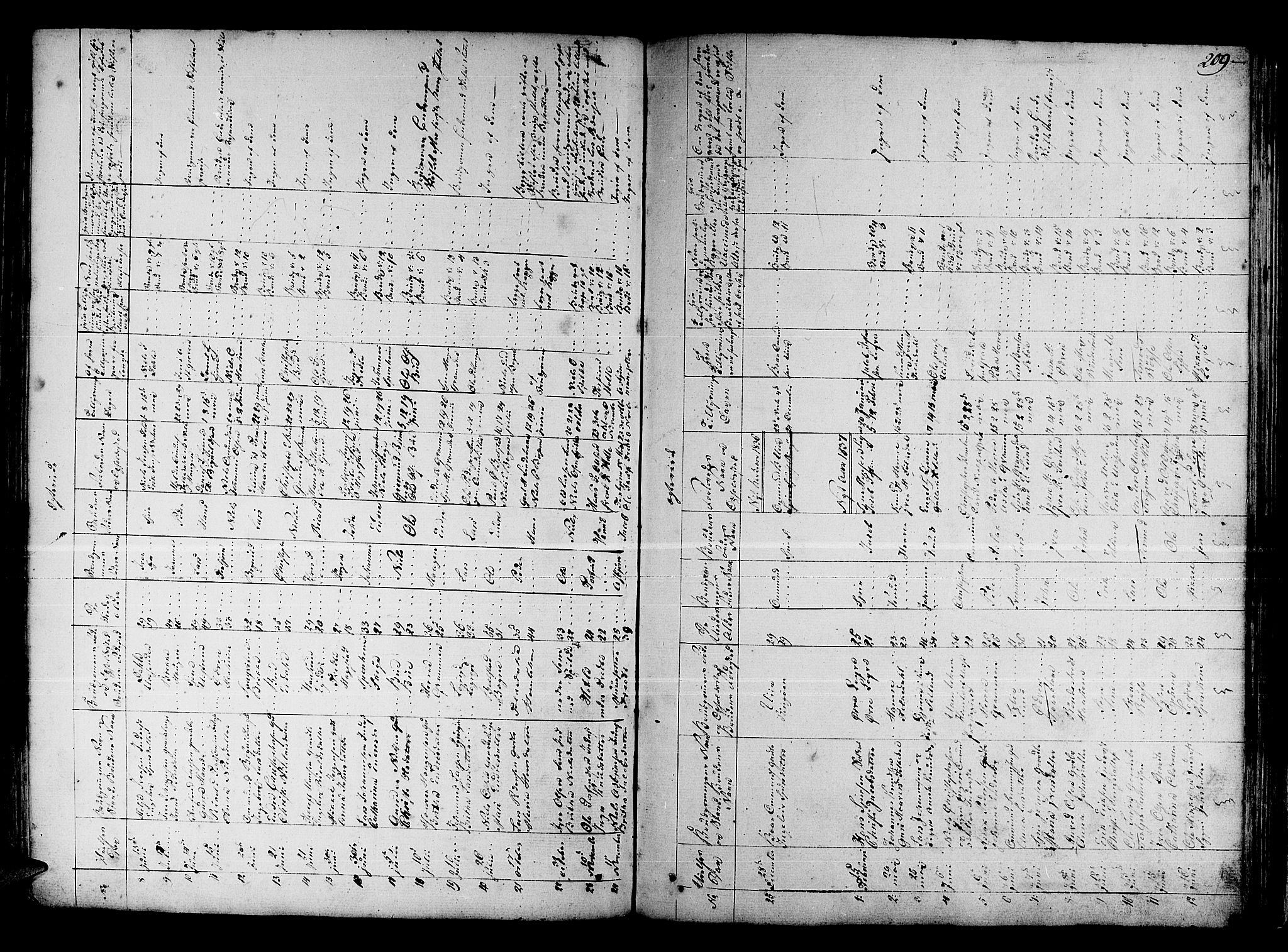 Ulvik sokneprestembete, SAB/A-78801/H/Haa: Parish register (official) no. A 11, 1793-1838, p. 209