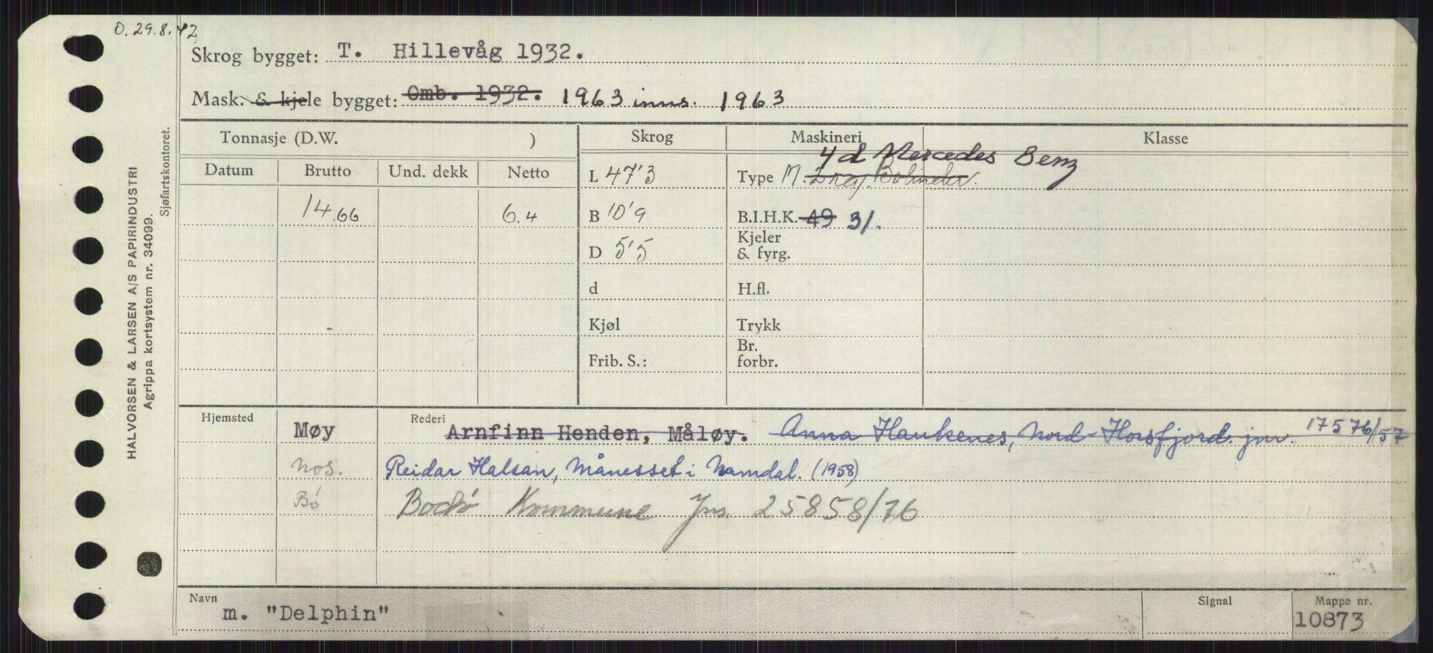 Sjøfartsdirektoratet med forløpere, Skipsmålingen, RA/S-1627/H/Ha/L0001/0002: Fartøy, A-Eig / Fartøy Bjør-Eig, p. 801