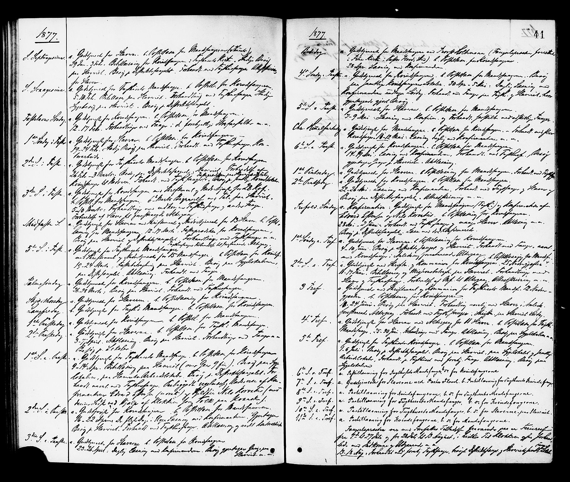 Ministerialprotokoller, klokkerbøker og fødselsregistre - Sør-Trøndelag, SAT/A-1456/624/L0482: Parish register (official) no. 624A03, 1870-1918, p. 41