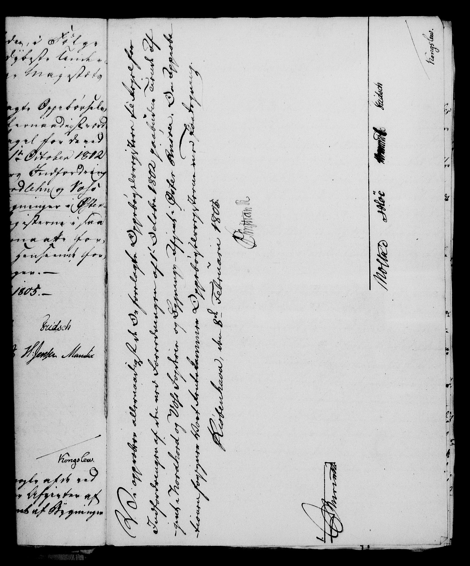 Rentekammeret, Kammerkanselliet, RA/EA-3111/G/Gf/Gfa/L0087: Norsk relasjons- og resolusjonsprotokoll (merket RK 52.87), 1805, p. 74