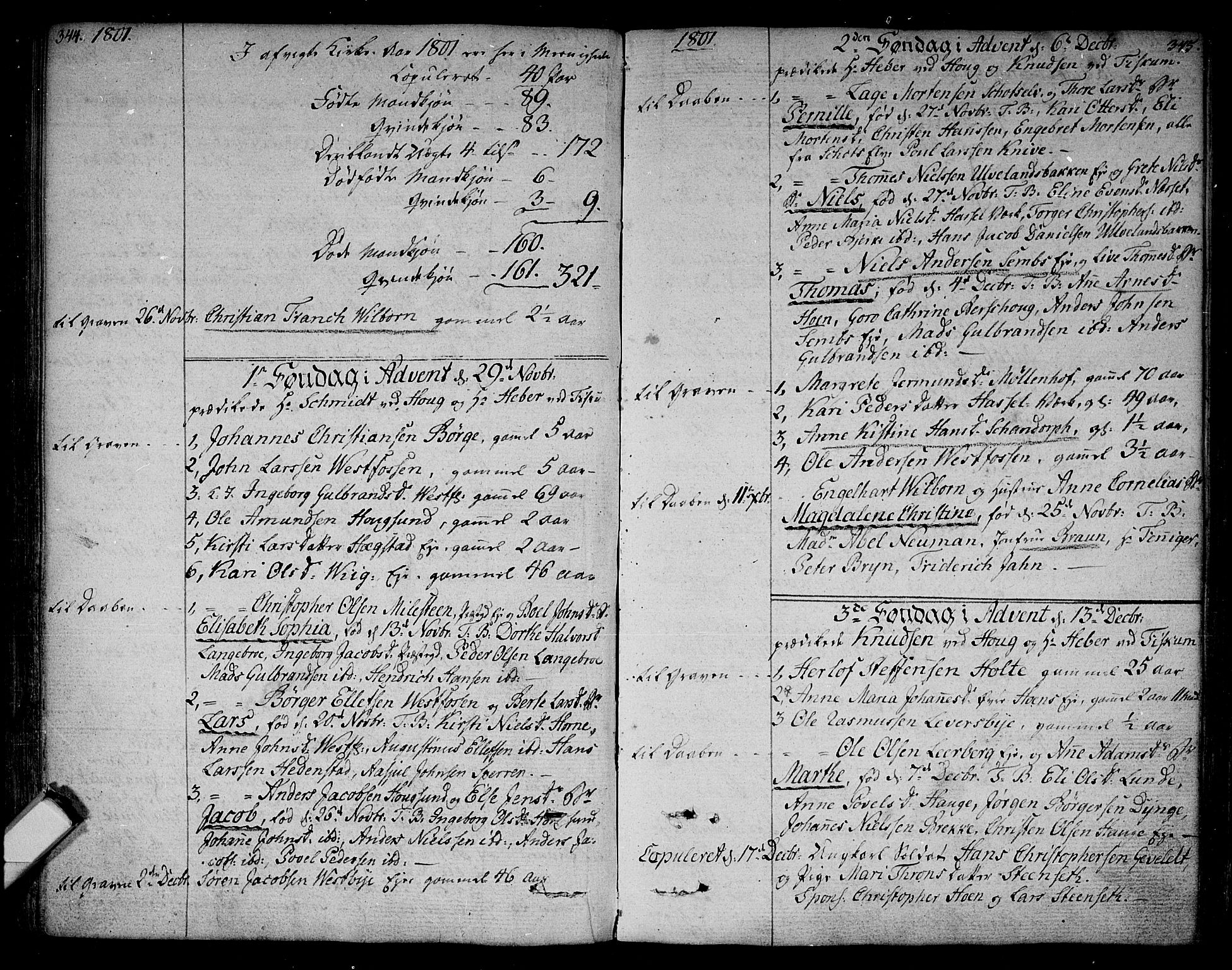 Eiker kirkebøker, SAKO/A-4/F/Fa/L0009: Parish register (official) no. I 9, 1789-1806, p. 344-345