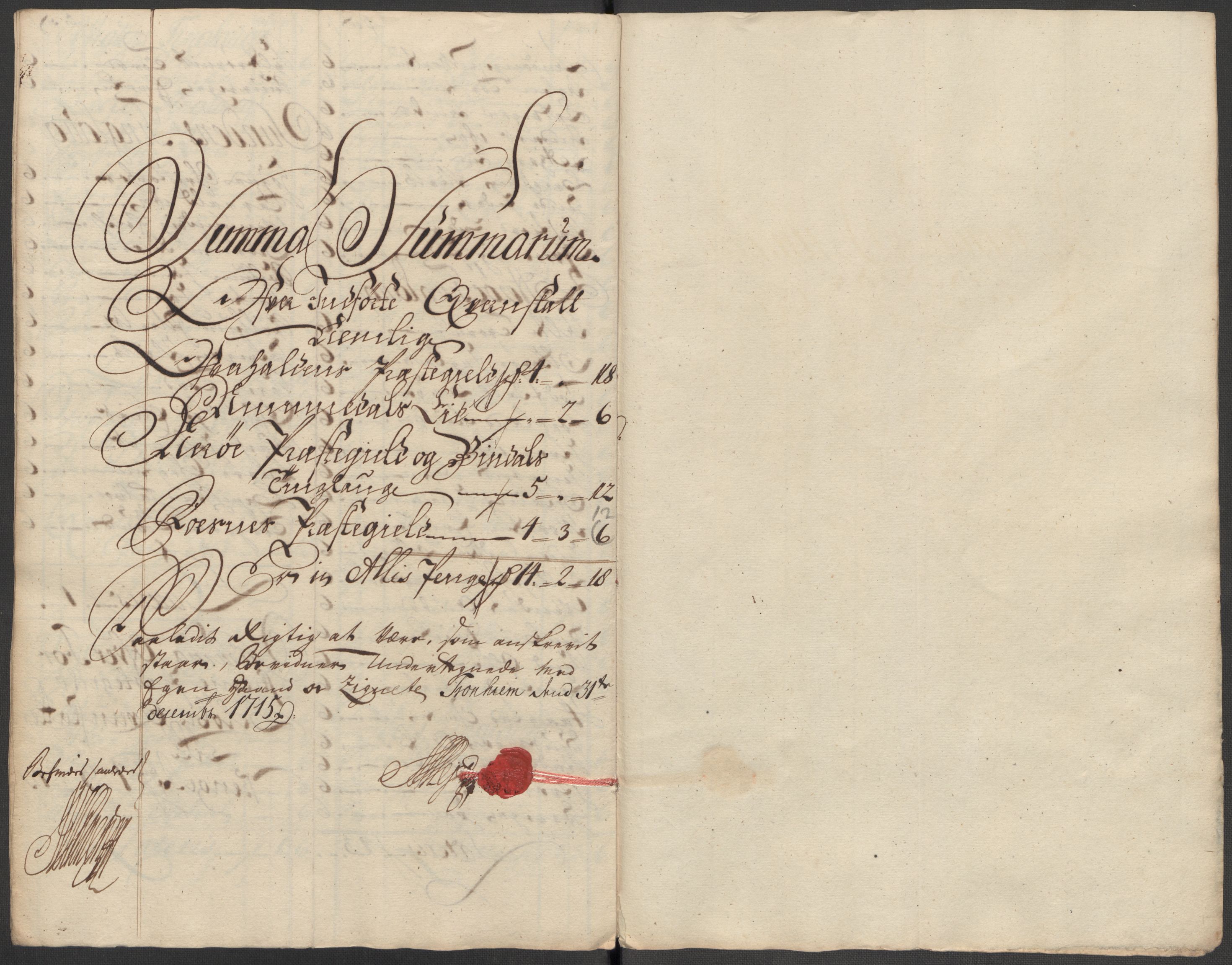 Rentekammeret inntil 1814, Reviderte regnskaper, Fogderegnskap, AV/RA-EA-4092/R64/L4436: Fogderegnskap Namdal, 1715, p. 116