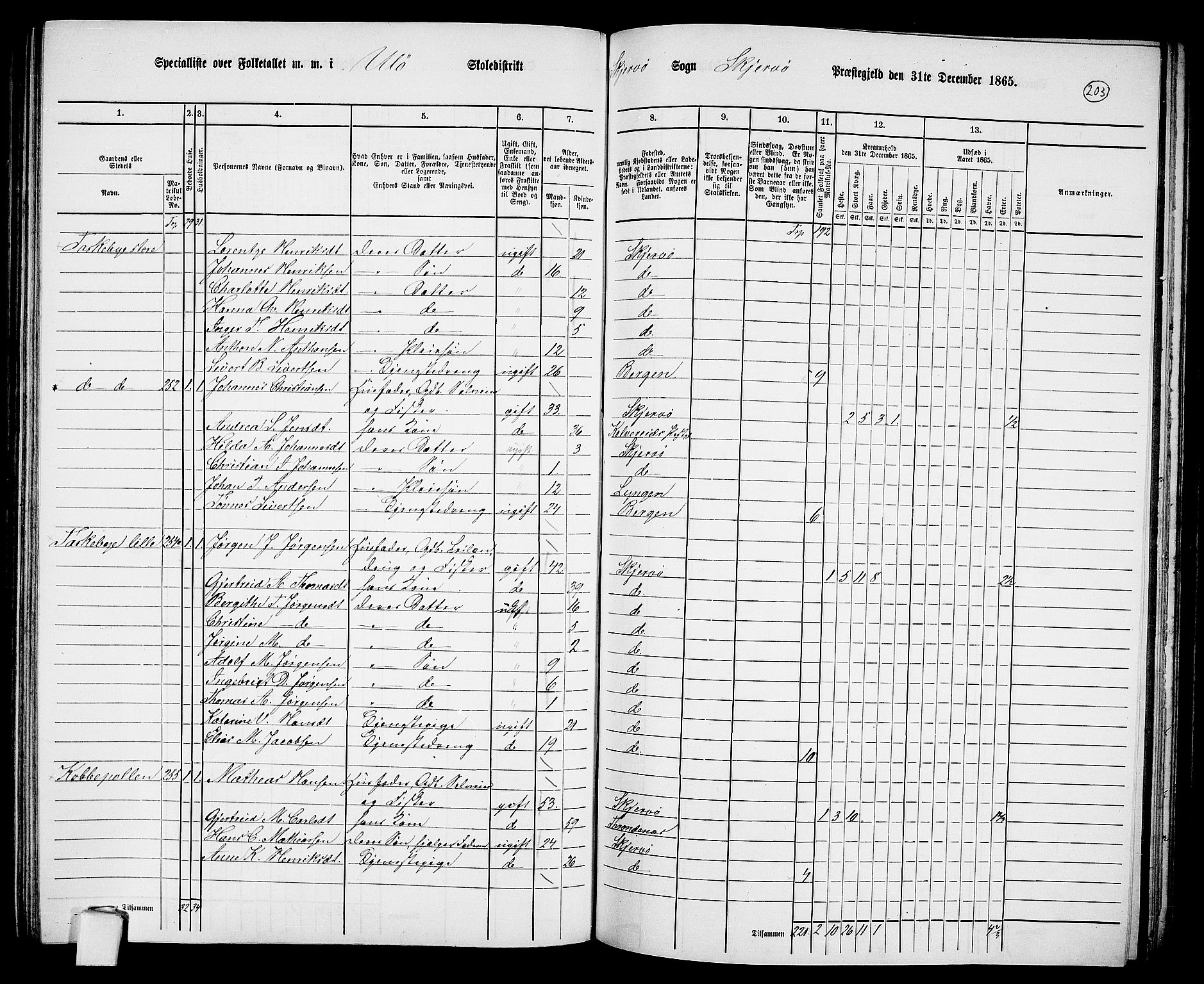 RA, 1865 census for Skjervøy, 1865, p. 84