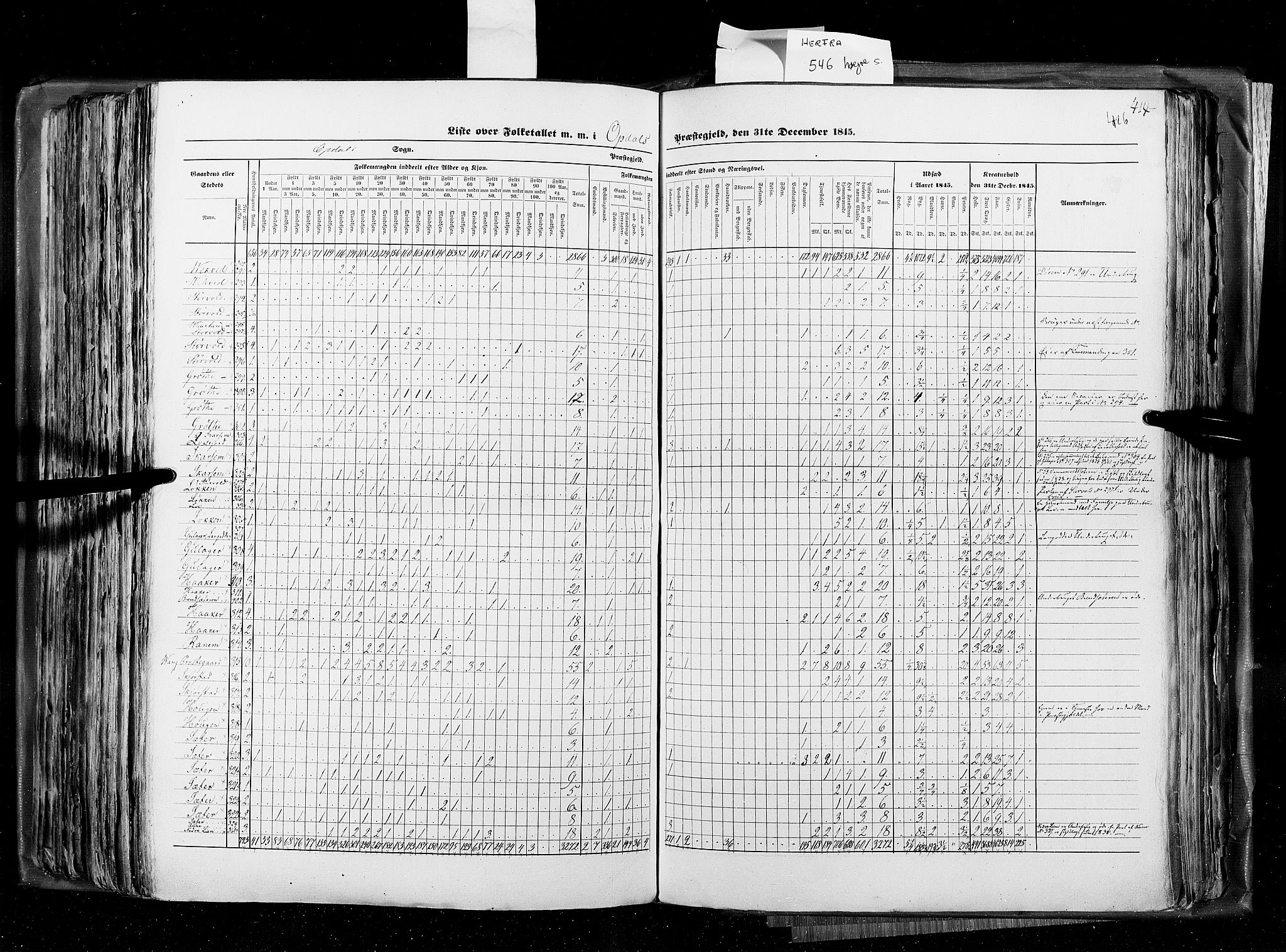 RA, Census 1845, vol. 8: Romsdal amt og Søndre Trondhjems amt, 1845, p. 426