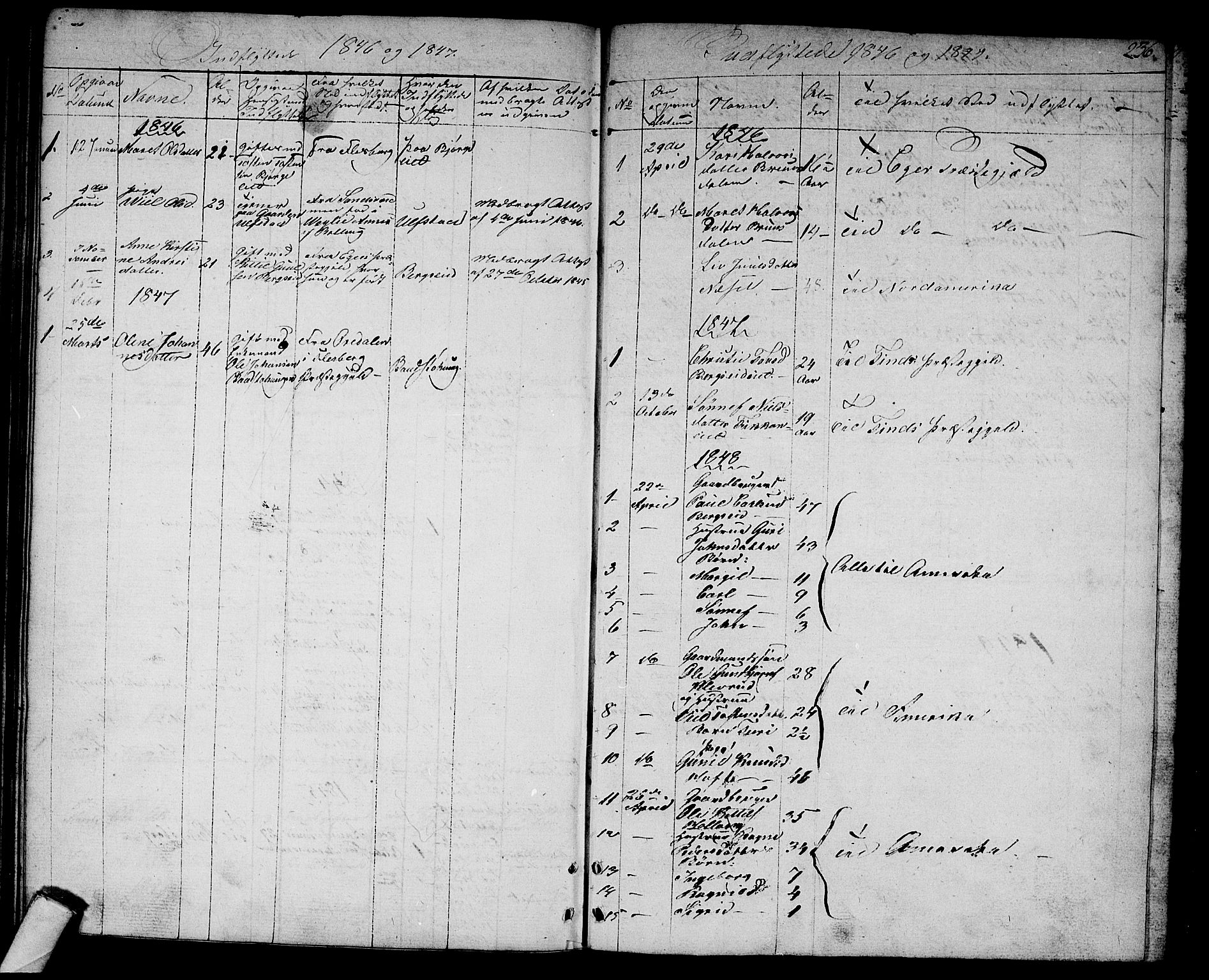 Rollag kirkebøker, AV/SAKO-A-240/G/Ga/L0002: Parish register (copy) no. I 2, 1831-1856, p. 236