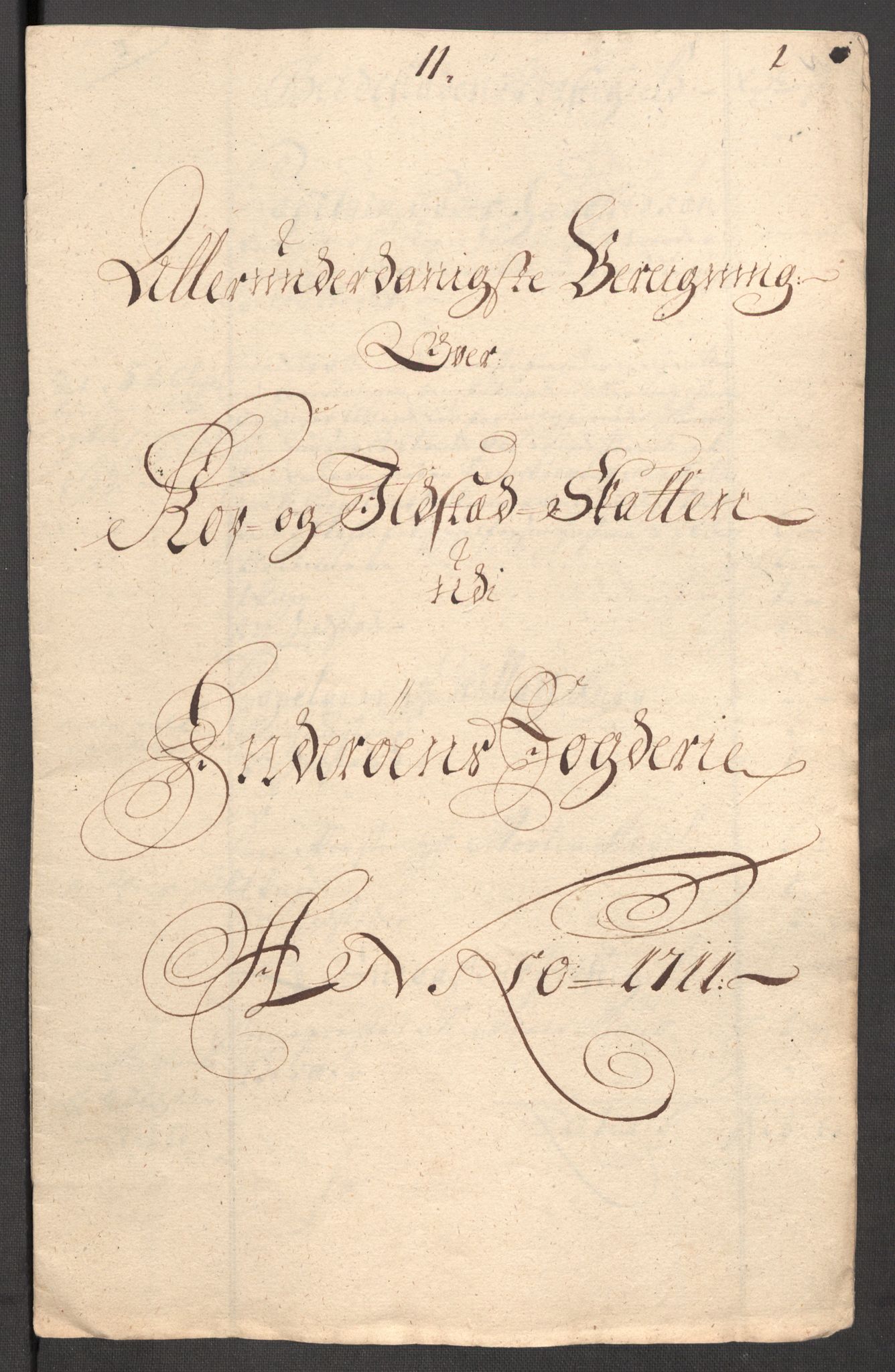 Rentekammeret inntil 1814, Reviderte regnskaper, Fogderegnskap, RA/EA-4092/R63/L4319: Fogderegnskap Inderøy, 1711, p. 147