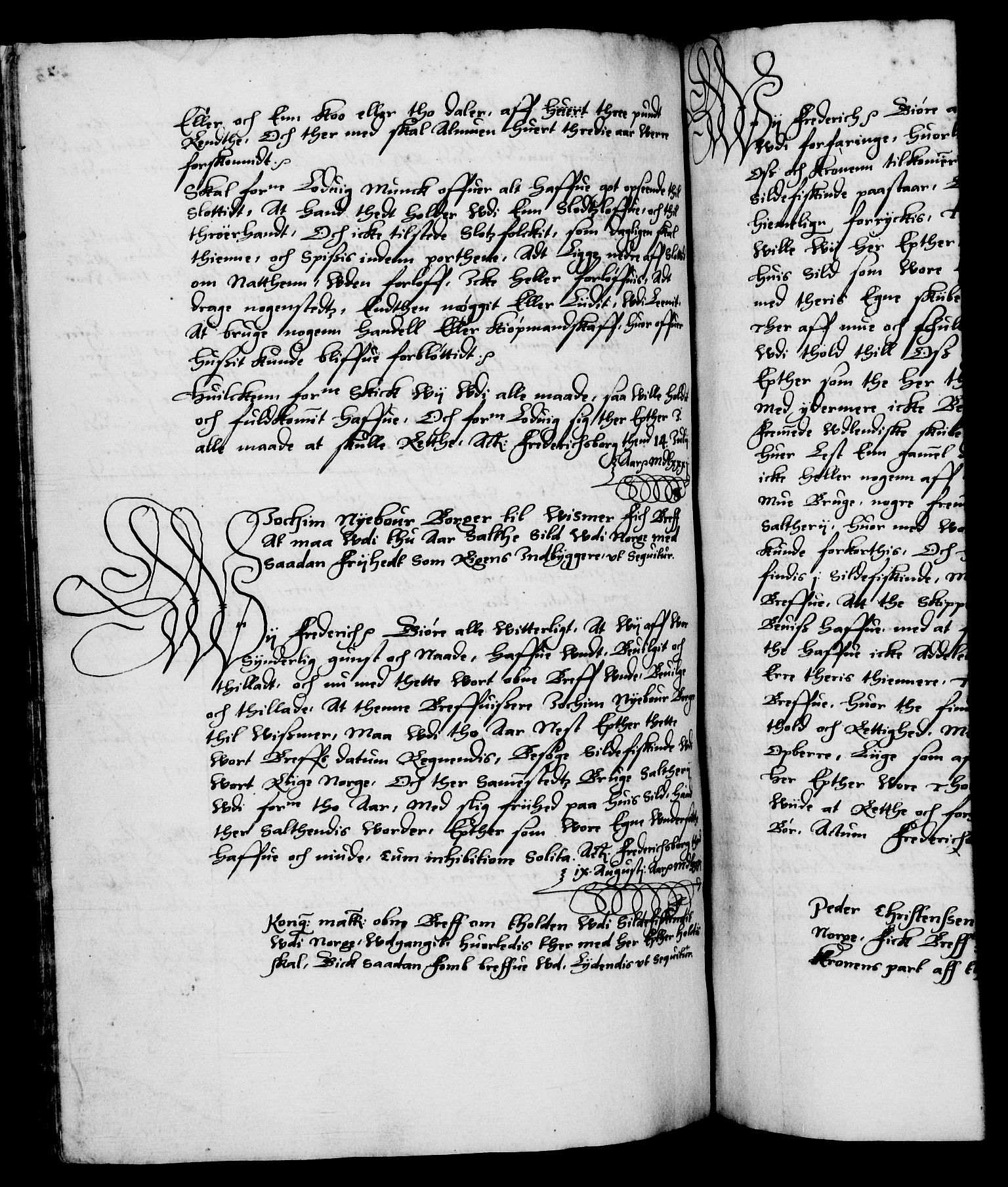 Danske Kanselli 1572-1799, RA/EA-3023/F/Fc/Fca/Fcaa/L0001: Norske registre (mikrofilm), 1572-1588, p. 333b