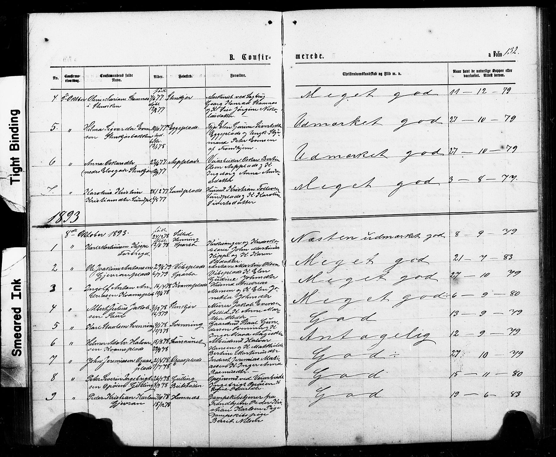 Ministerialprotokoller, klokkerbøker og fødselsregistre - Nord-Trøndelag, AV/SAT-A-1458/740/L0380: Parish register (copy) no. 740C01, 1868-1902, p. 132