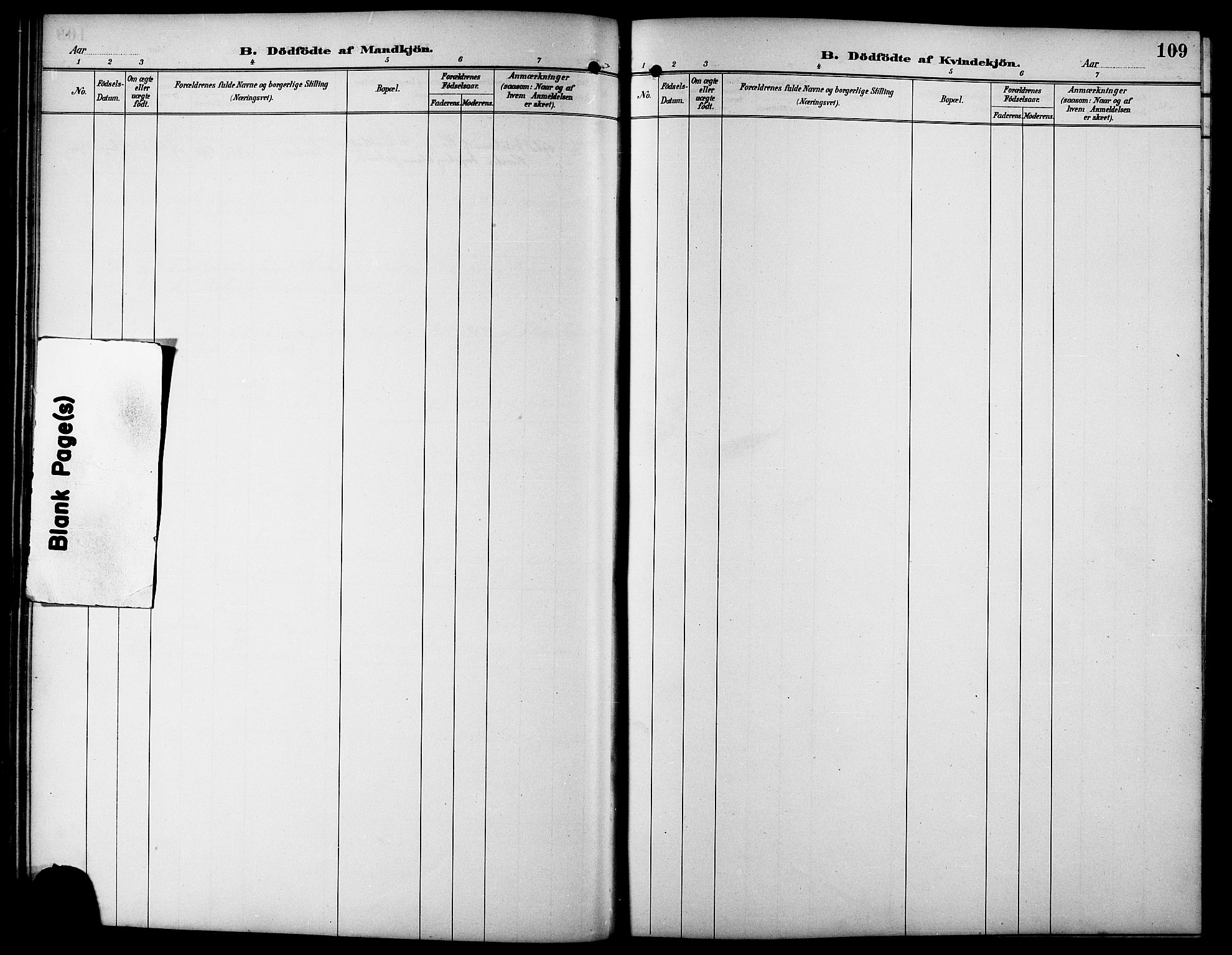 Ministerialprotokoller, klokkerbøker og fødselsregistre - Sør-Trøndelag, SAT/A-1456/617/L0431: Parish register (copy) no. 617C01, 1889-1910, p. 109