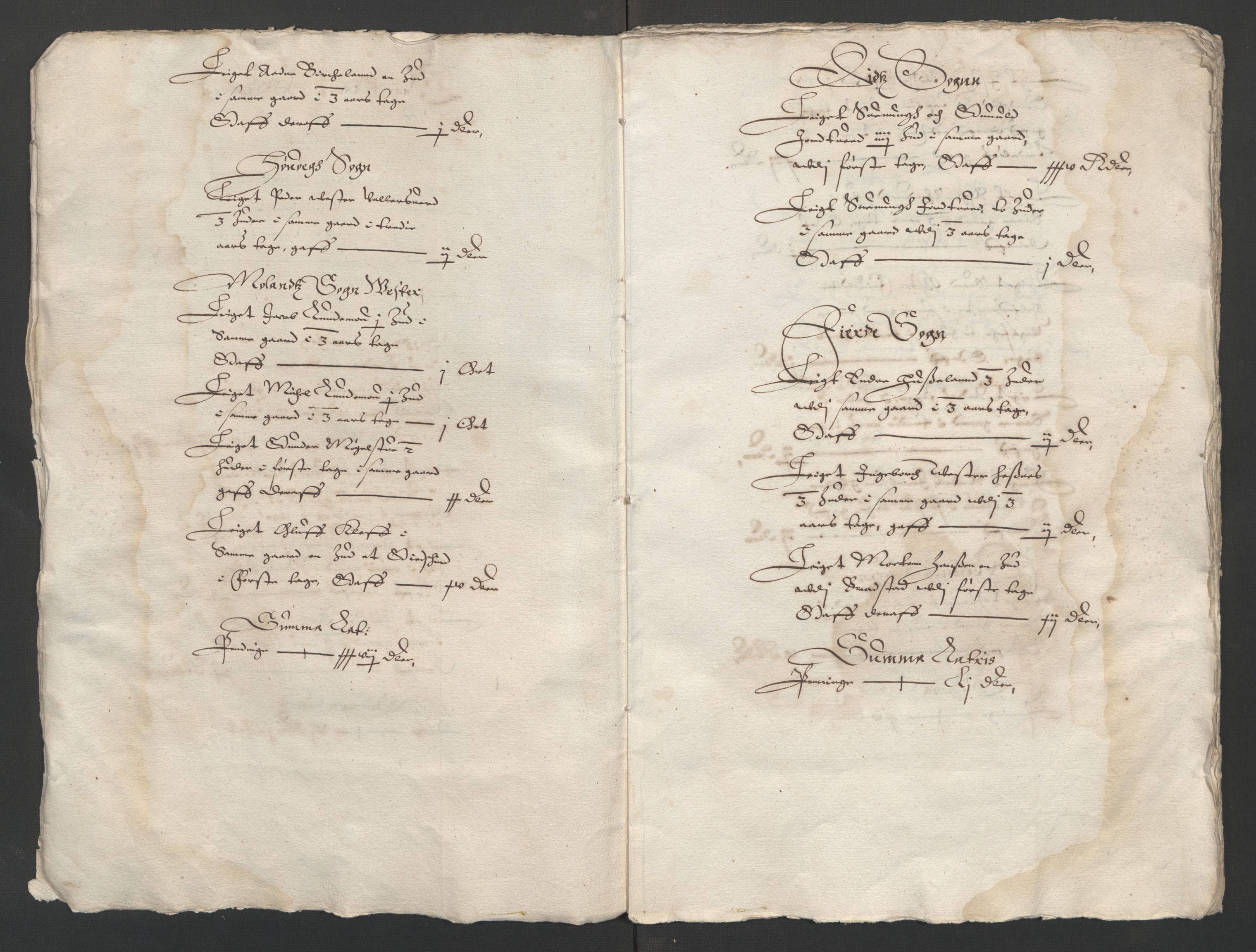 Rentekammeret inntil 1814, Reviderte regnskaper, Lensregnskaper, AV/RA-EA-5023/R/Rb/Rbq/L0015: Nedenes len. Mandals len. Råbyggelag., 1624-1626