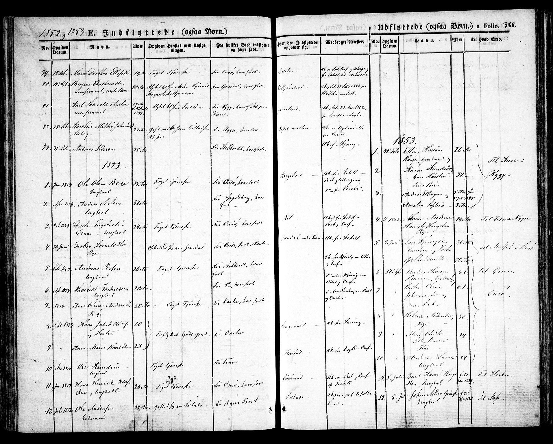 Råde prestekontor kirkebøker, SAO/A-2009/F/Fa/L0005: Parish register (official) no. 5, 1830-1853, p. 388