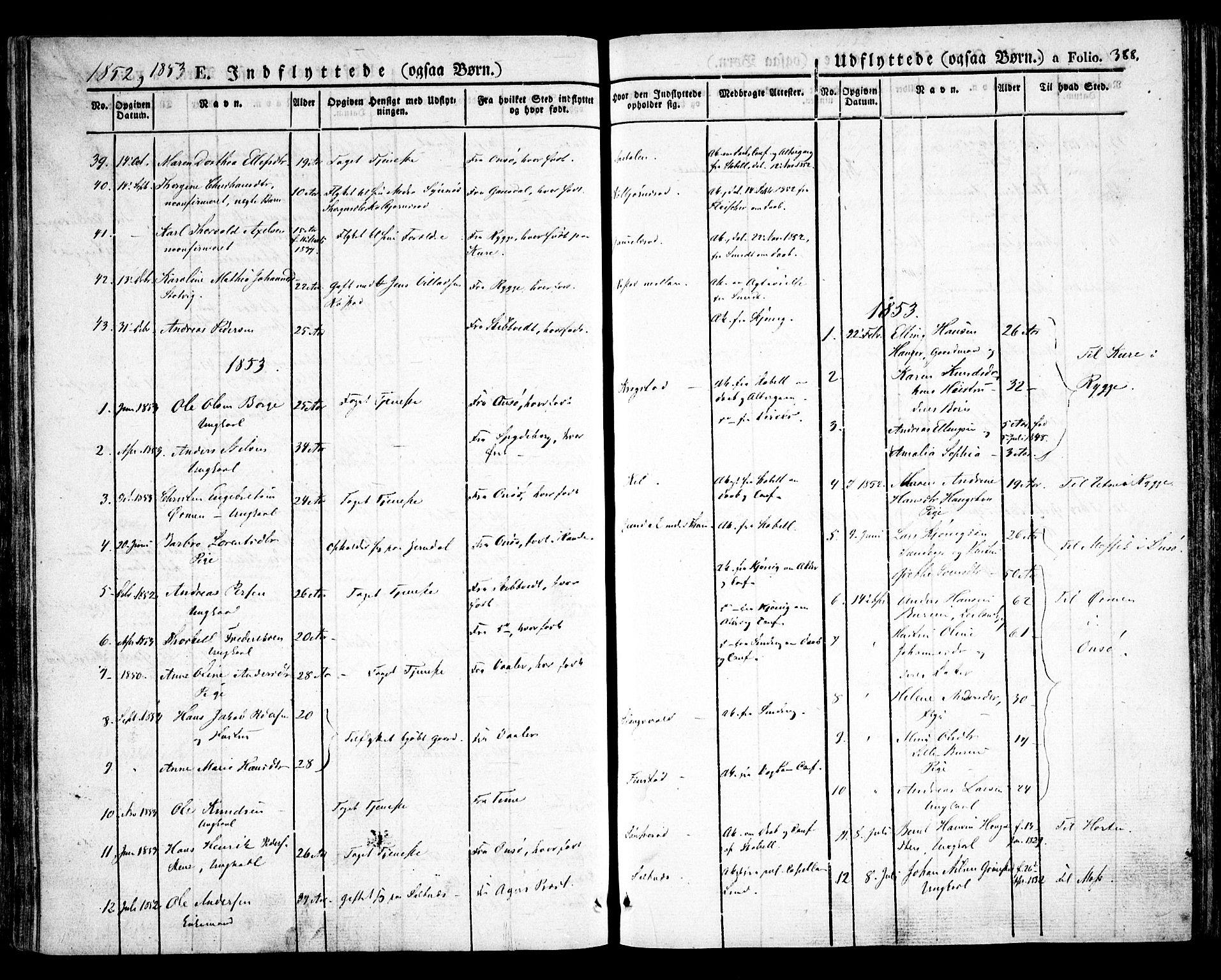 Råde prestekontor kirkebøker, AV/SAO-A-2009/F/Fa/L0005: Parish register (official) no. 5, 1830-1853, p. 388