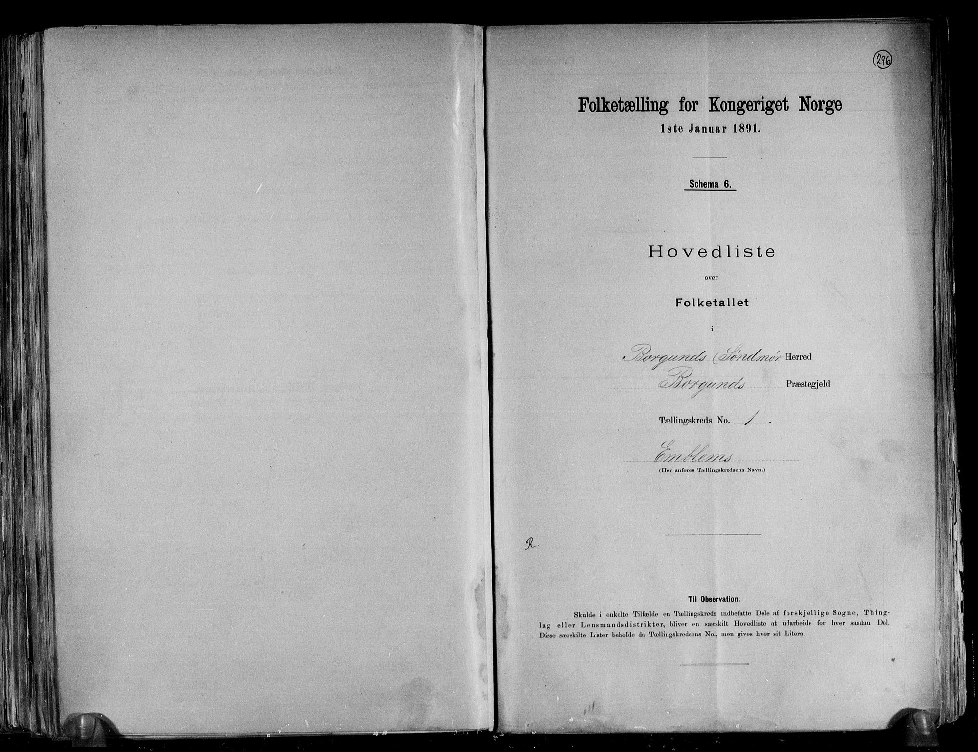RA, 1891 census for 1531 Borgund, 1891, p. 7