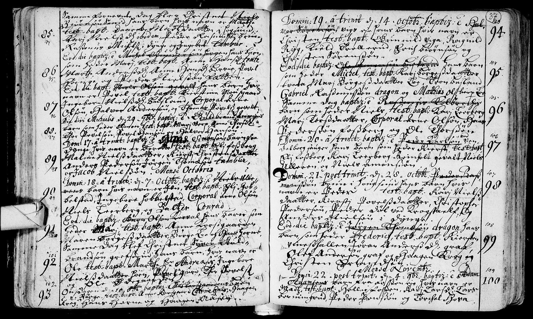 Eiker kirkebøker, SAKO/A-4/F/Fa/L0002: Parish register (official) no. I 2, 1705-1724, p. 37