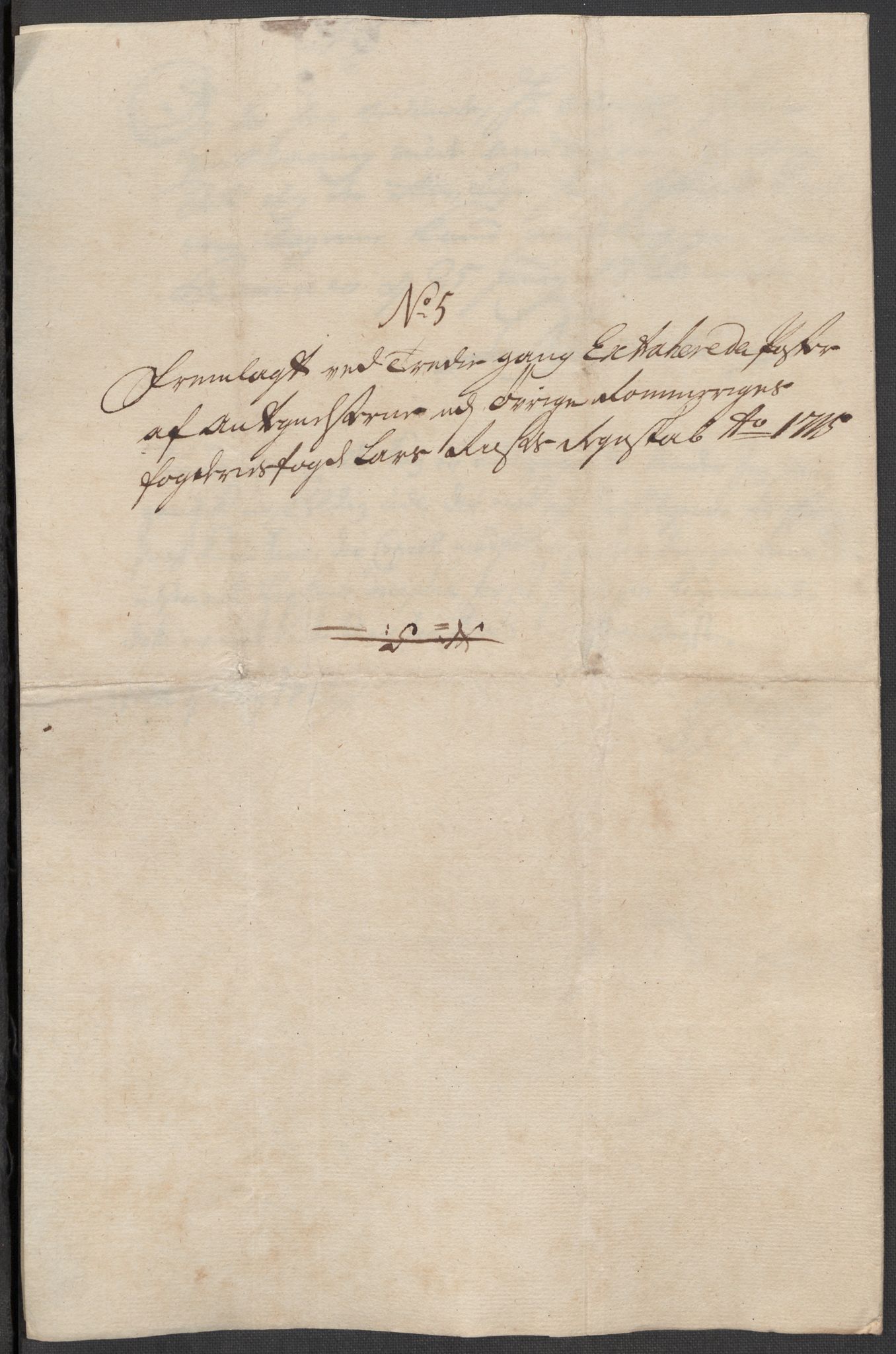 Rentekammeret inntil 1814, Reviderte regnskaper, Fogderegnskap, AV/RA-EA-4092/R12/L0724: Fogderegnskap Øvre Romerike, 1715, p. 276