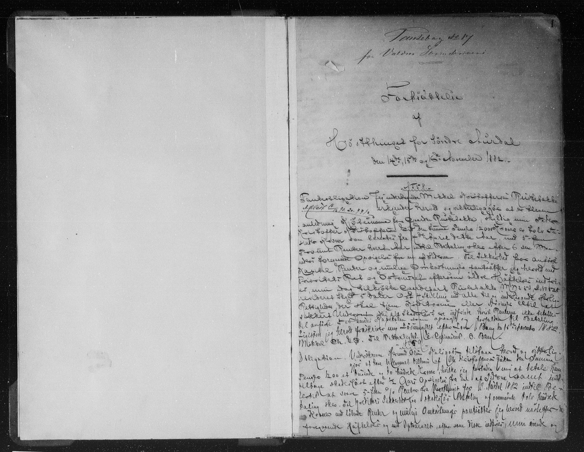 Valdres sorenskriveri, AV/SAH-TING-016/H/Hb/Hba/L0017: Mortgage book no. 17, 1882-1886, p. 0-1