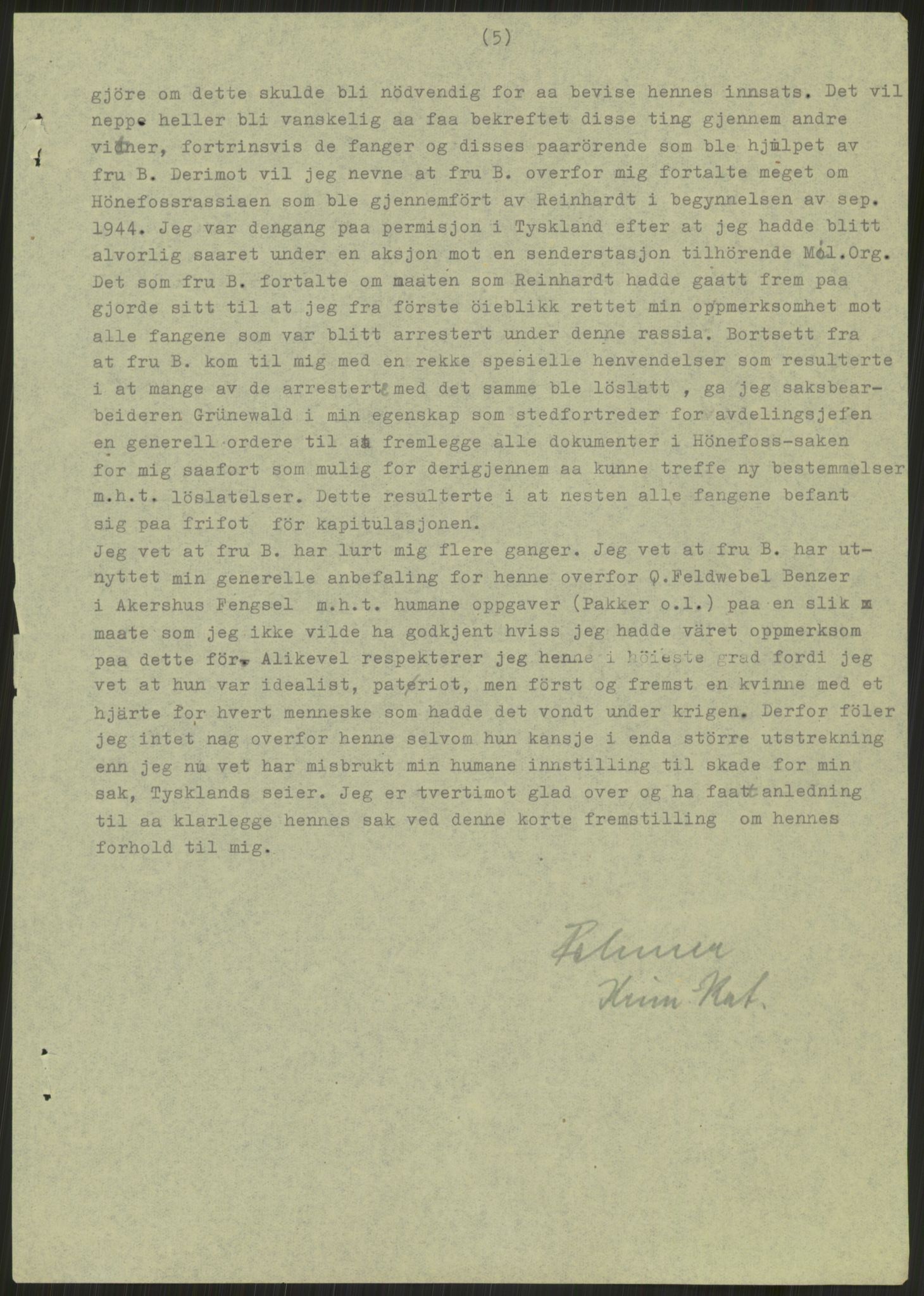 Landssvikarkivet, Oslo politikammer, AV/RA-S-3138-01/D/Dg/L0267/3699: Henlagt hnr. 3658 - 3665 / Hnr. 3662, 1945-1946, p. 268