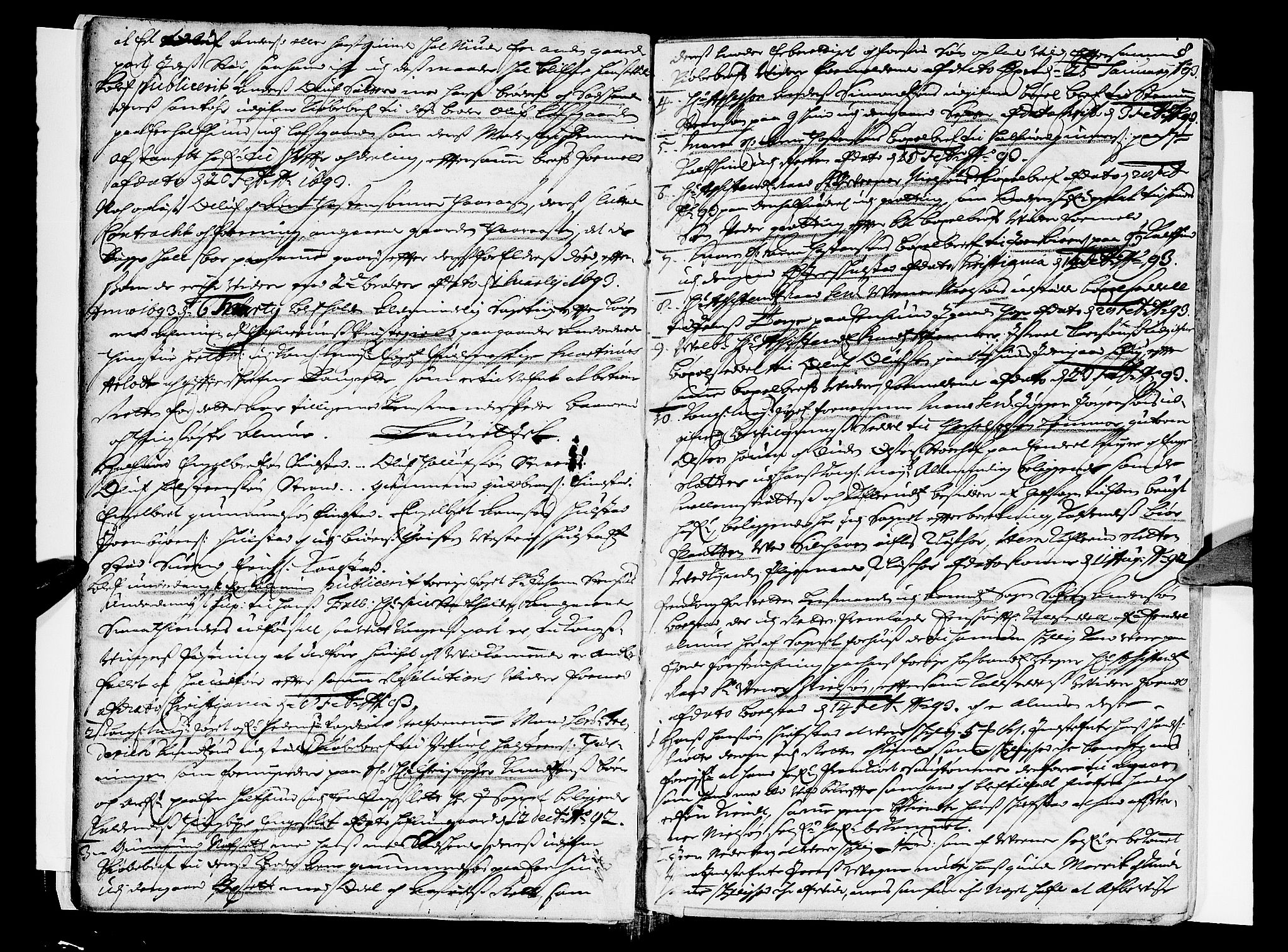 Solør og Østerdalen sorenskriveri, AV/SAH-TING-024/G/Gb/L0031: Tingbok, 1693, p. 7b-8a