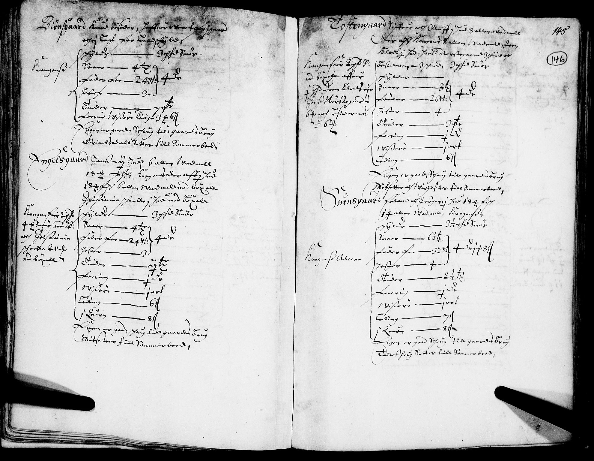 Rentekammeret inntil 1814, Realistisk ordnet avdeling, AV/RA-EA-4070/N/Nb/Nba/L0014: Gudbrandsdalen fogderi, 1. del, 1668, p. 145b-146a