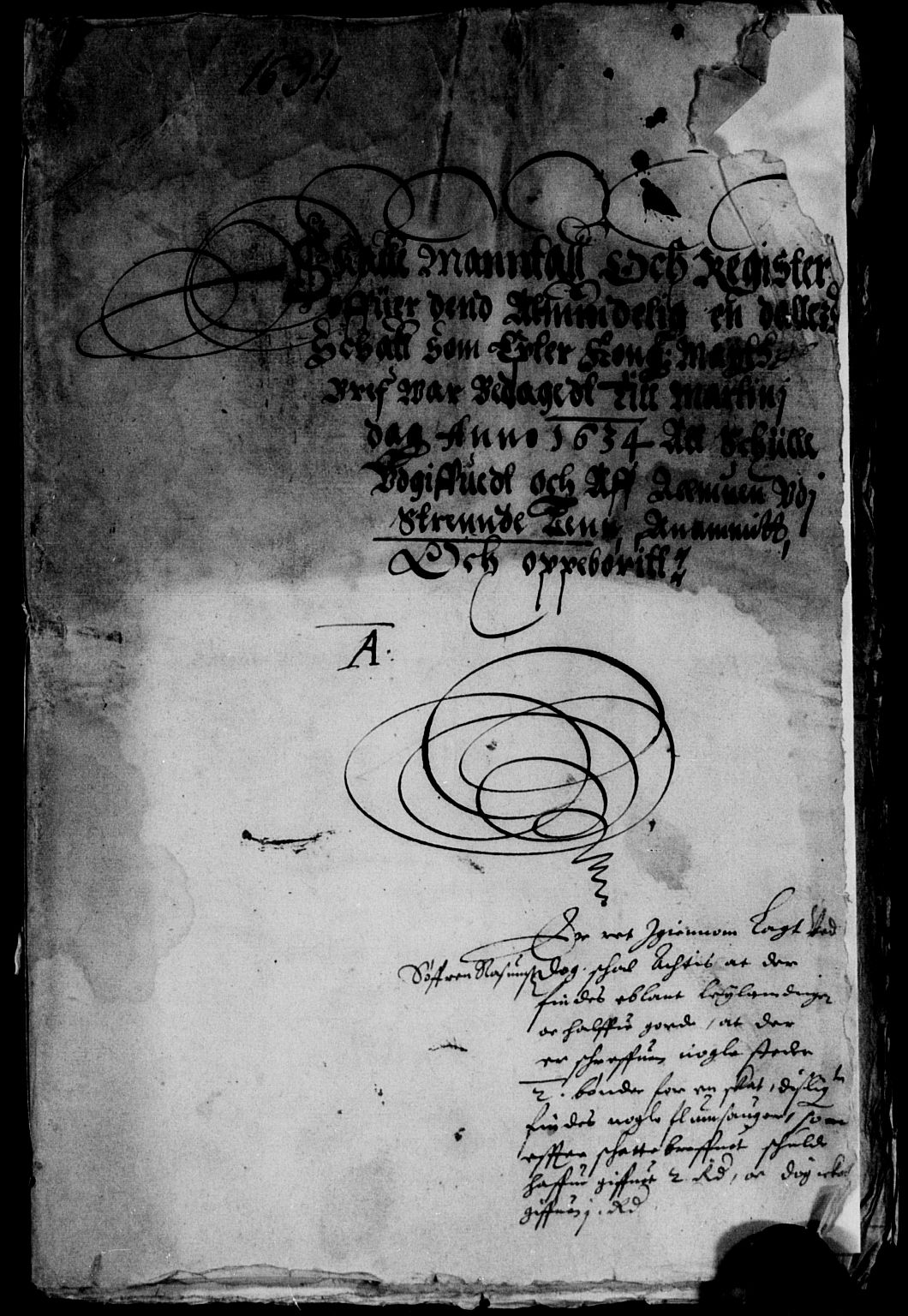 Rentekammeret inntil 1814, Reviderte regnskaper, Lensregnskaper, RA/EA-5023/R/Rb/Rbw/L0055: Trondheim len, 1634-1635