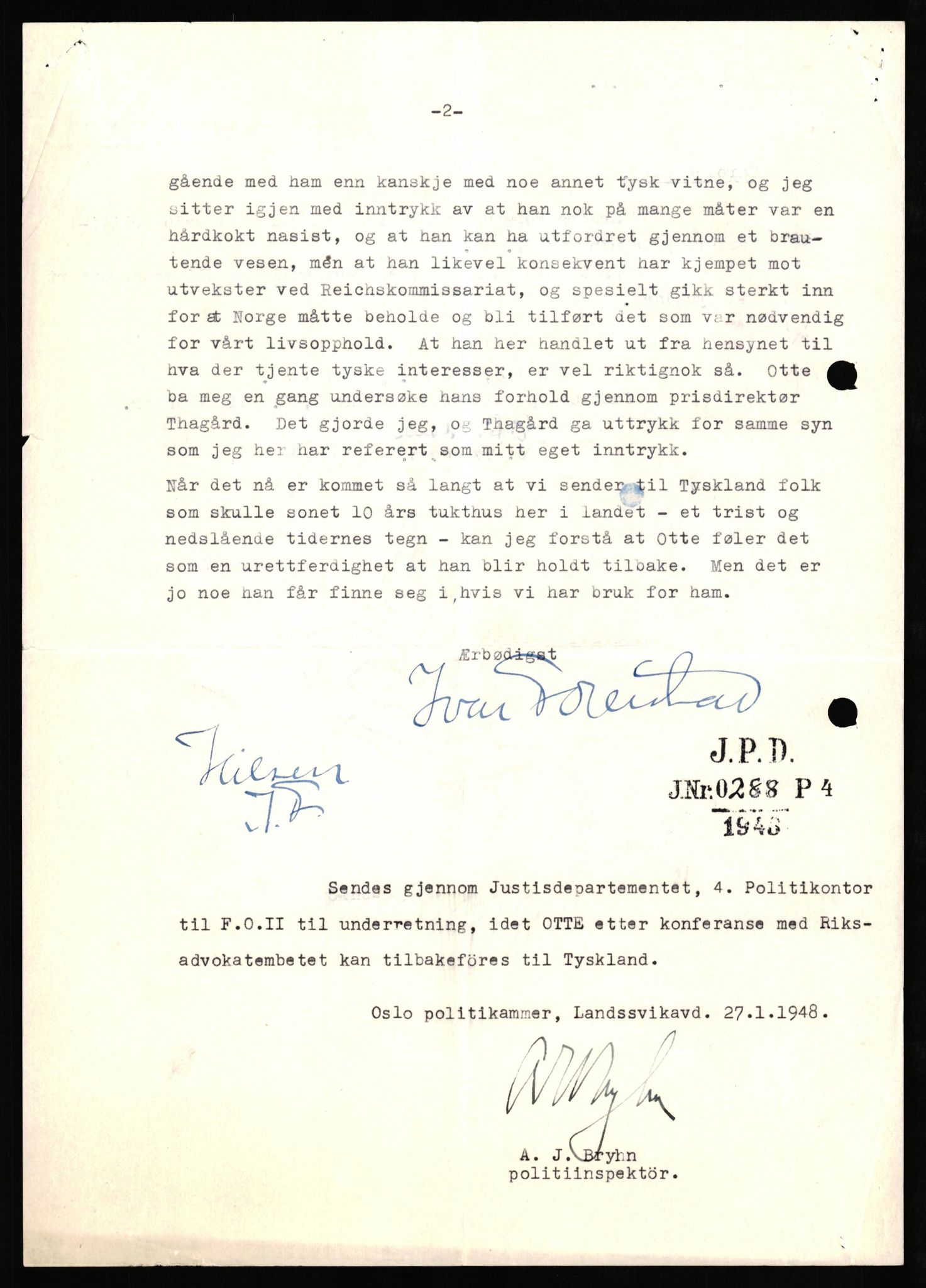 Forsvaret, Forsvarets overkommando II, AV/RA-RAFA-3915/D/Db/L0025: CI Questionaires. Tyske okkupasjonsstyrker i Norge. Tyskere., 1945-1946, p. 151