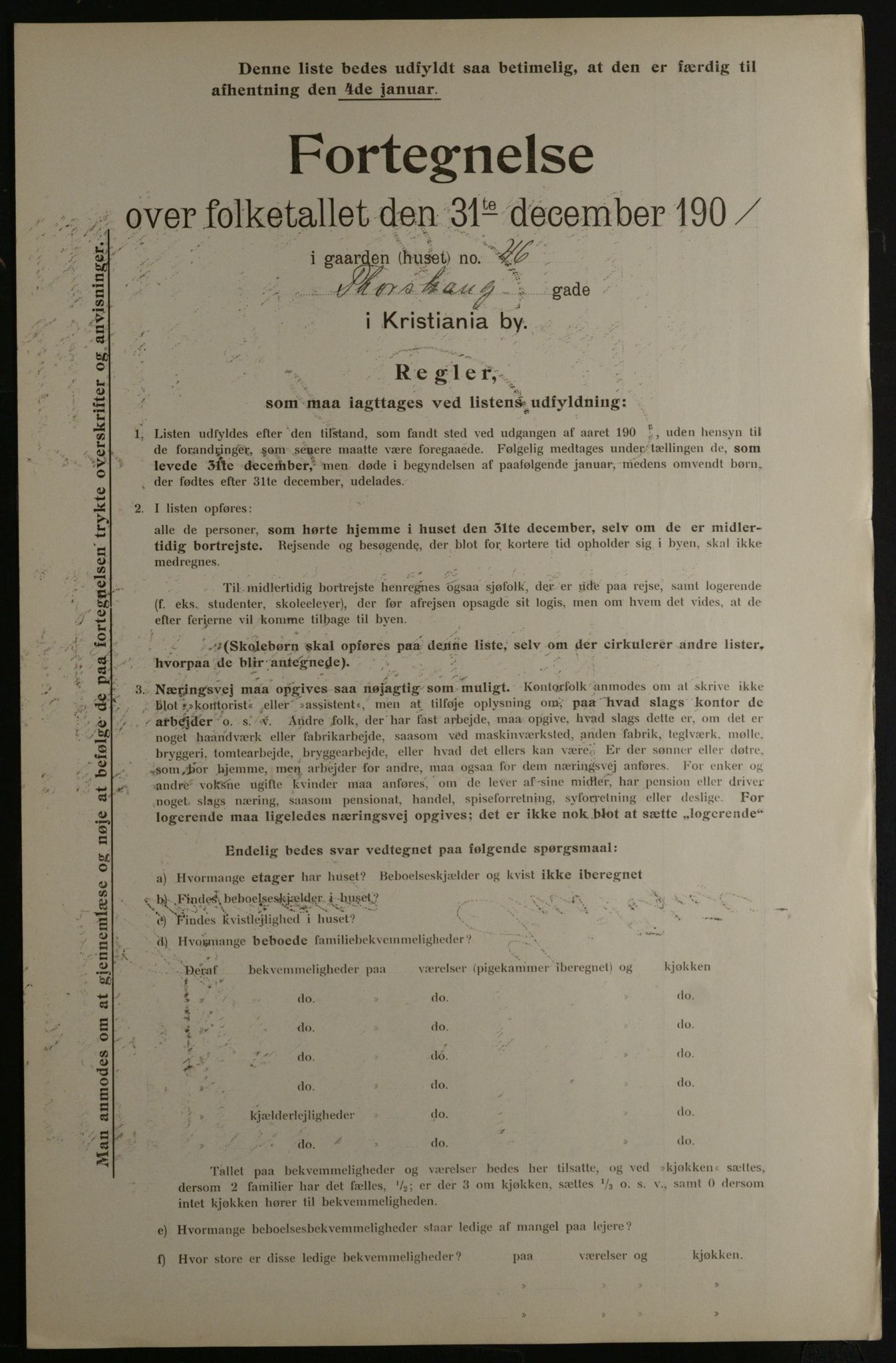 OBA, Municipal Census 1901 for Kristiania, 1901, p. 17657