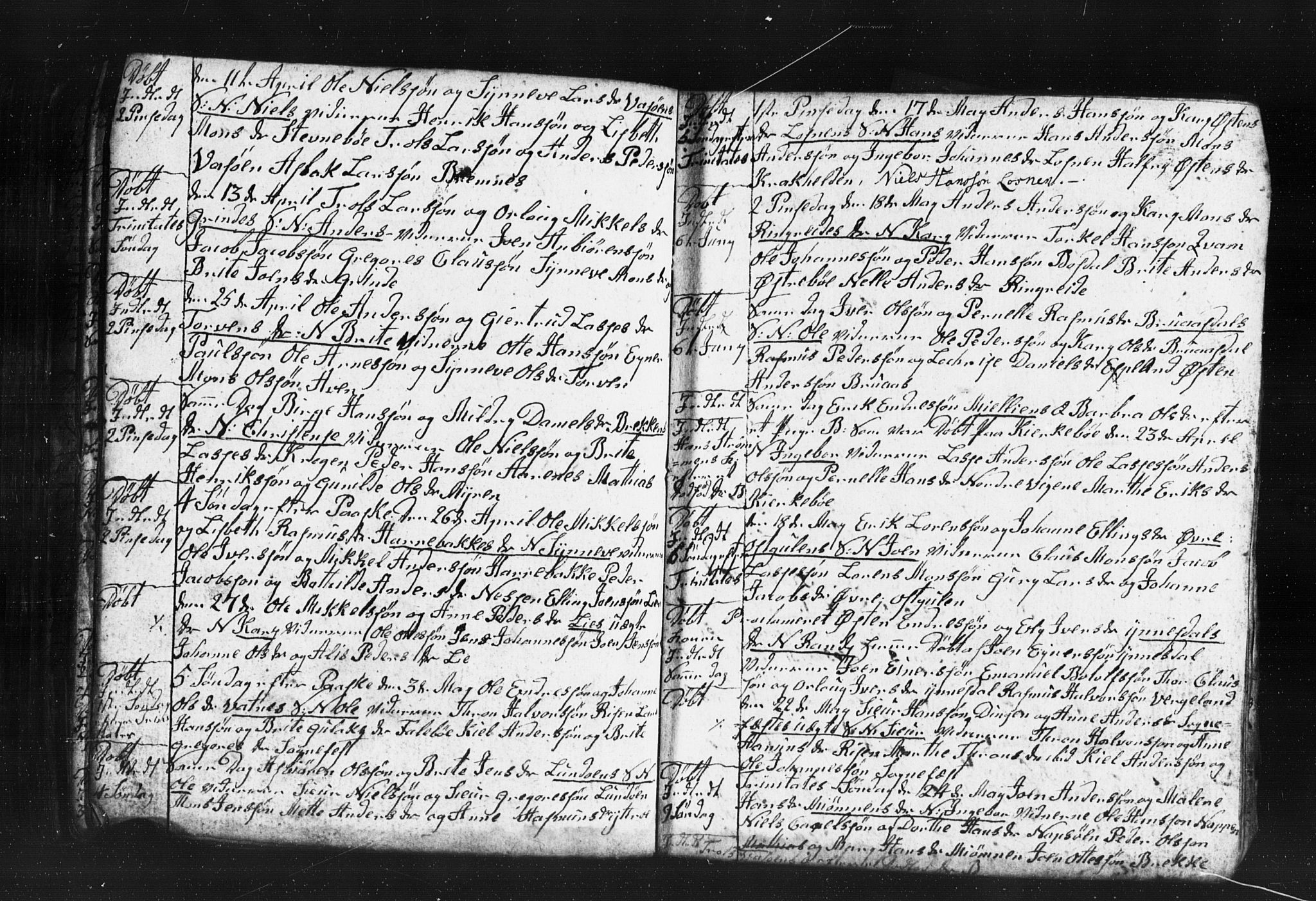 Gulen sokneprestembete, AV/SAB-A-80201/H/Hab: Parish register (copy) no. A 2, 1791-1814