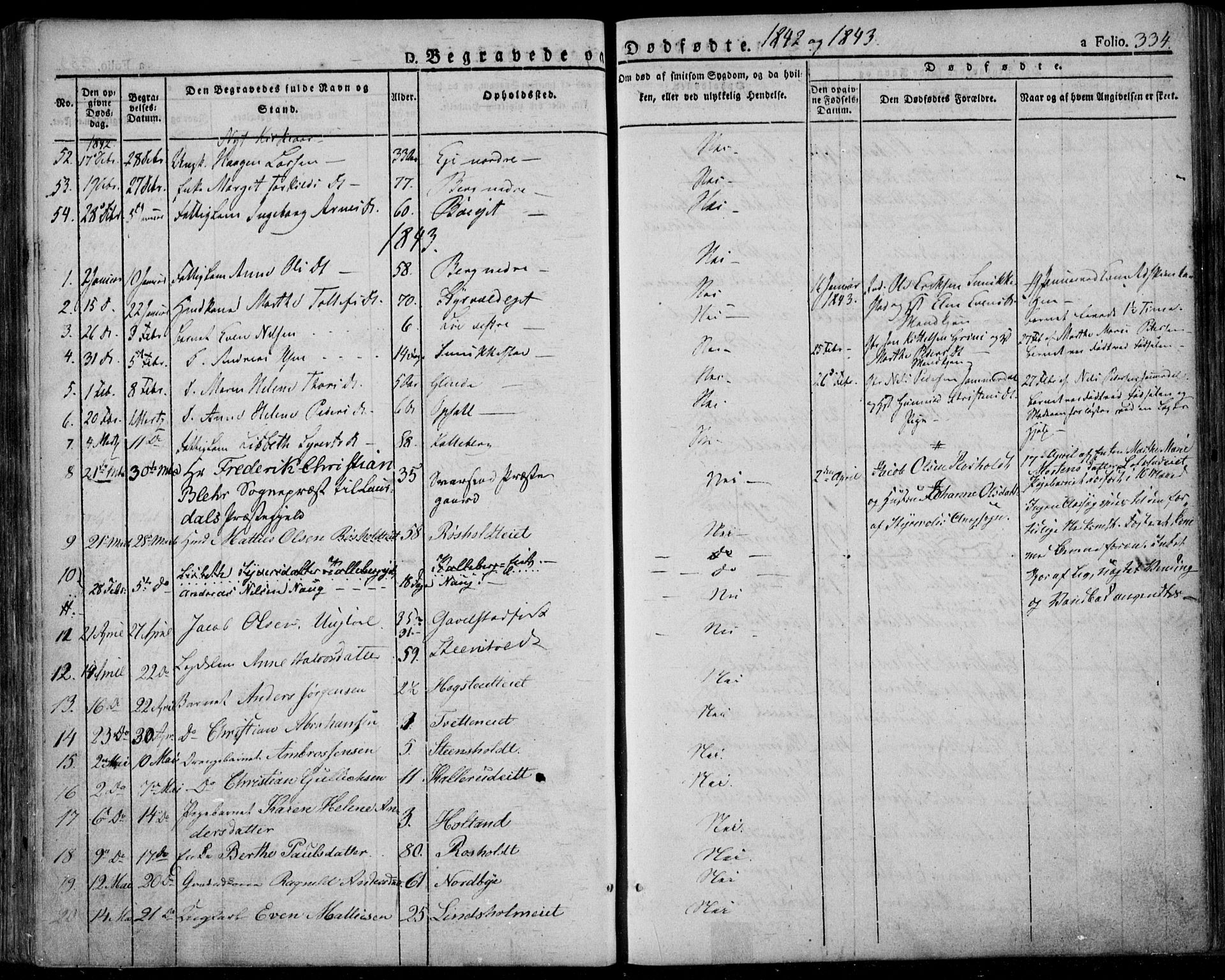 Lardal kirkebøker, AV/SAKO-A-350/F/Fa/L0006: Parish register (official) no. I 6, 1835-1860, p. 334