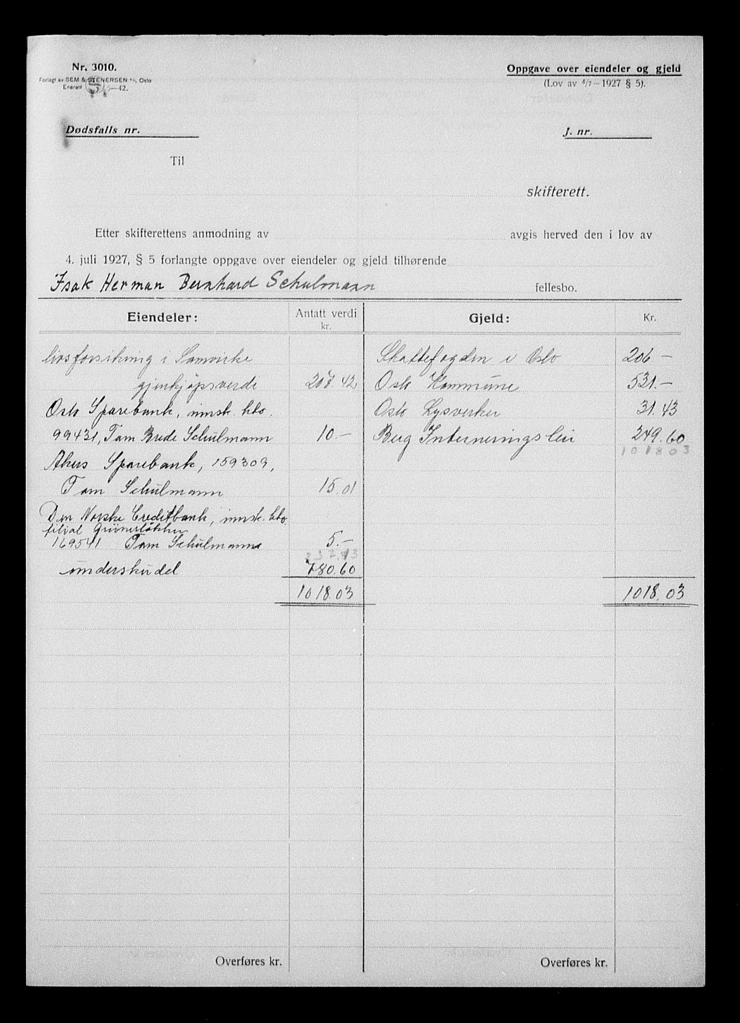 Justisdepartementet, Tilbakeføringskontoret for inndratte formuer, AV/RA-S-1564/H/Hc/Hcc/L0979: --, 1945-1947, p. 390