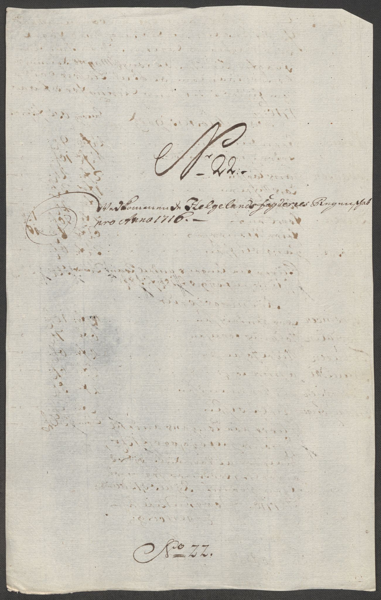 Rentekammeret inntil 1814, Reviderte regnskaper, Fogderegnskap, AV/RA-EA-4092/R65/L4514: Fogderegnskap Helgeland, 1716, p. 221