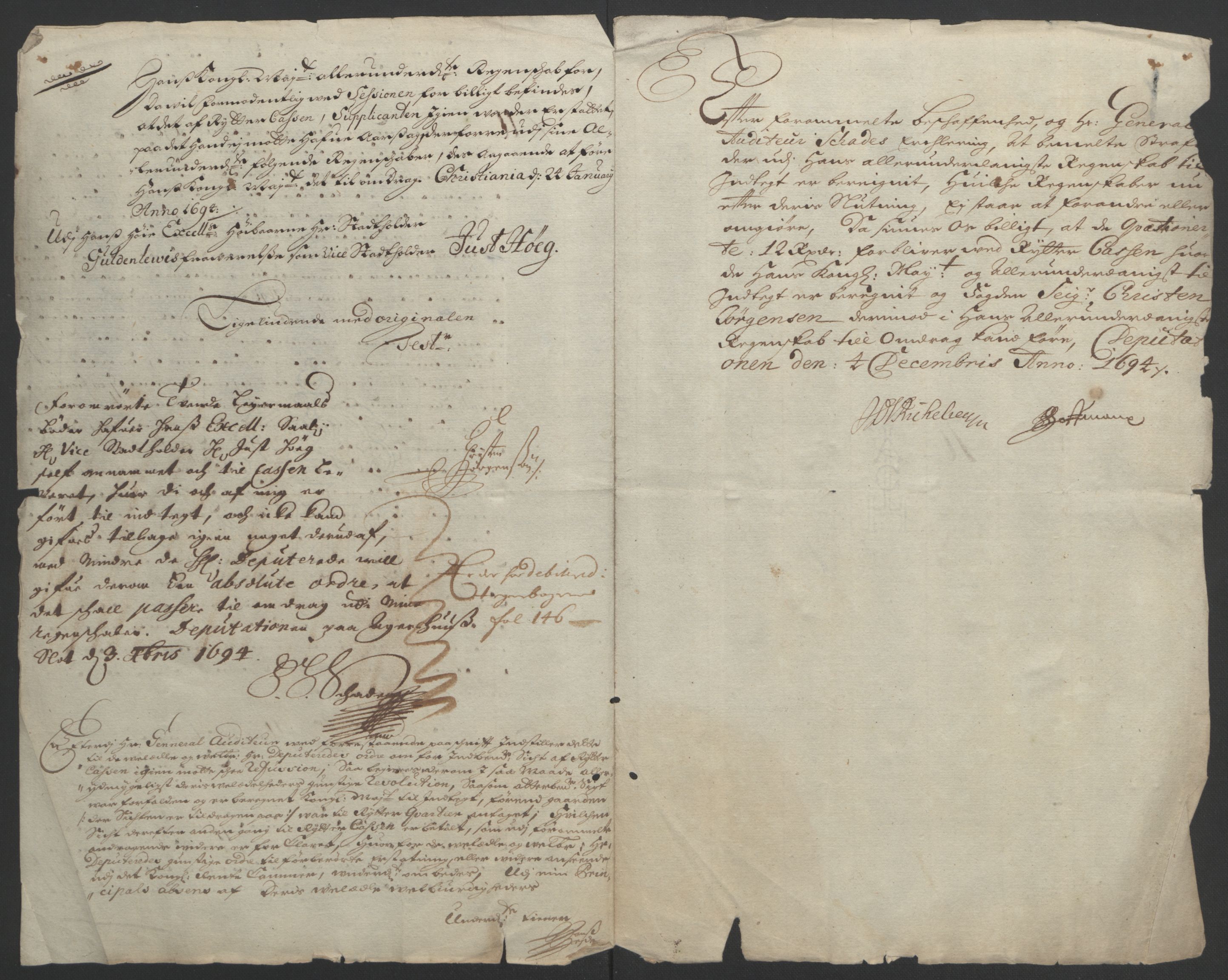 Rentekammeret inntil 1814, Reviderte regnskaper, Fogderegnskap, AV/RA-EA-4092/R12/L0706: Fogderegnskap Øvre Romerike, 1694, p. 290