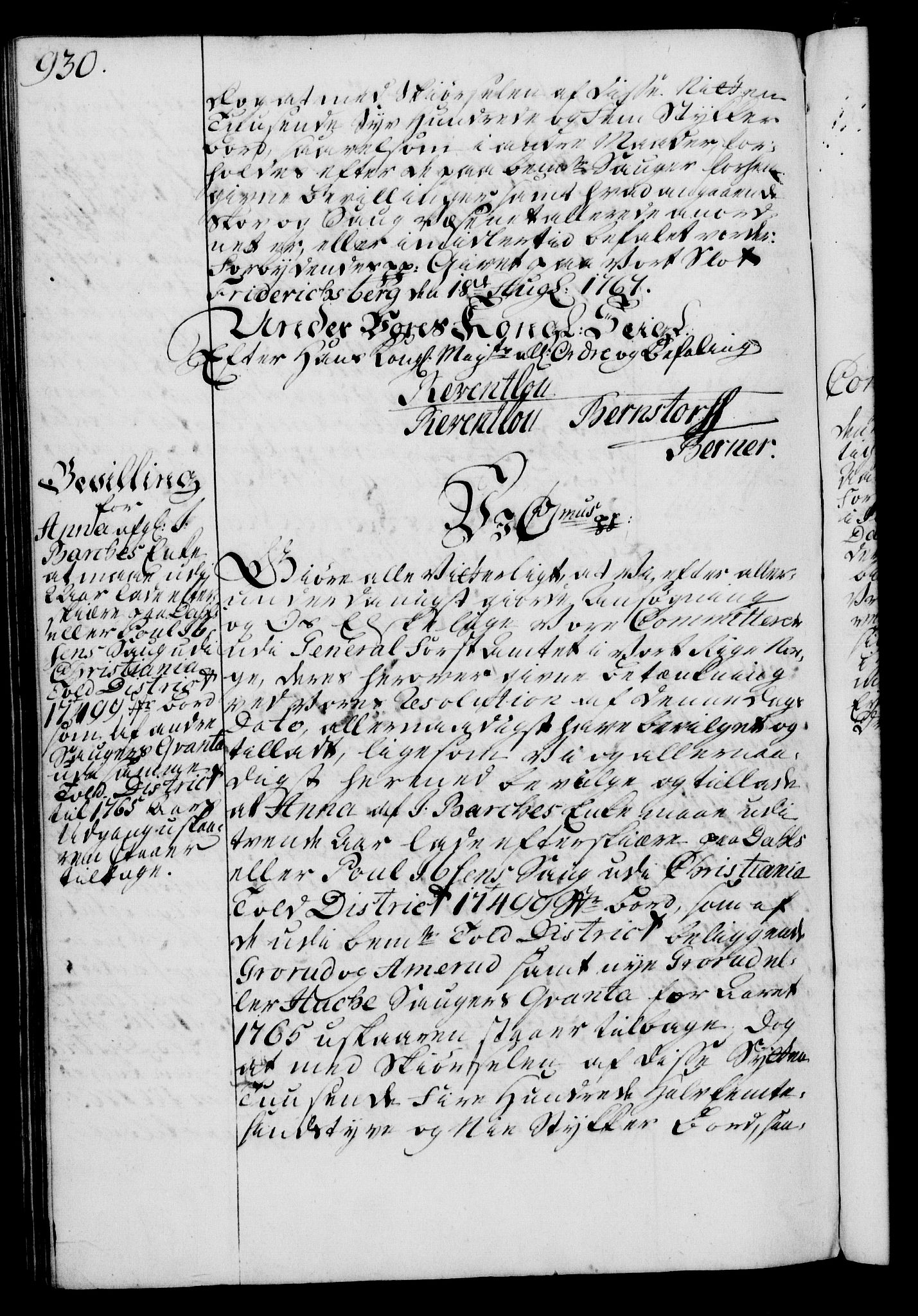 Rentekammeret, Kammerkanselliet, AV/RA-EA-3111/G/Gg/Gga/L0007: Norsk ekspedisjonsprotokoll med register (merket RK 53.7), 1759-1768, p. 930