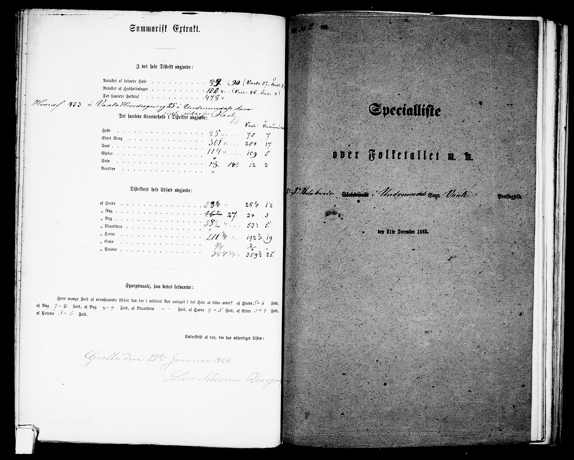 RA, 1865 census for Våle, 1865, p. 28