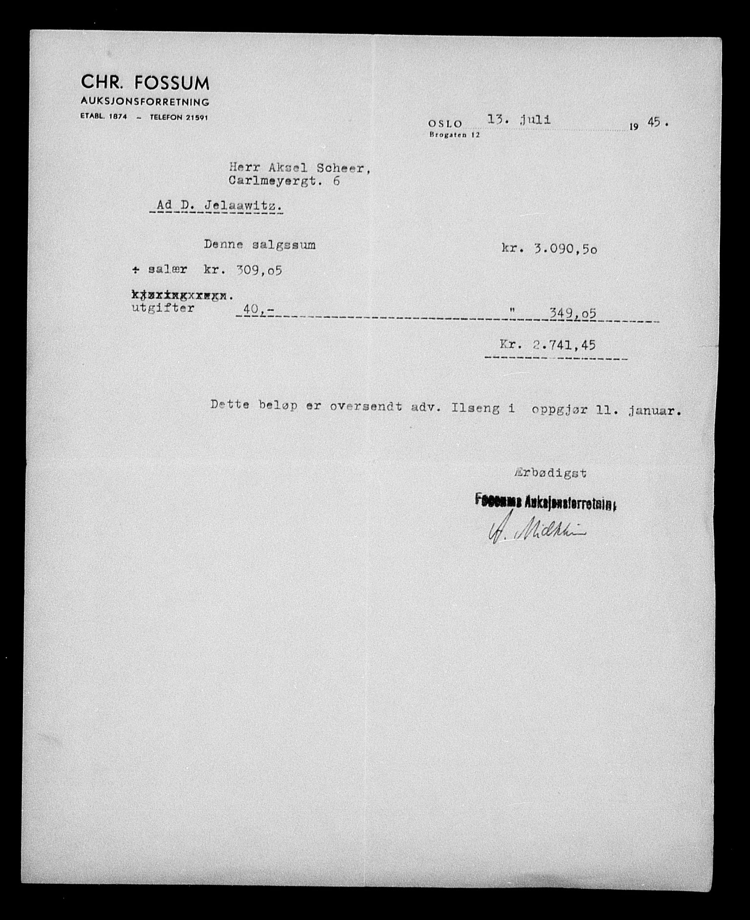 Justisdepartementet, Tilbakeføringskontoret for inndratte formuer, AV/RA-S-1564/H/Hc/Hcc/L0948: --, 1945-1947, p. 58