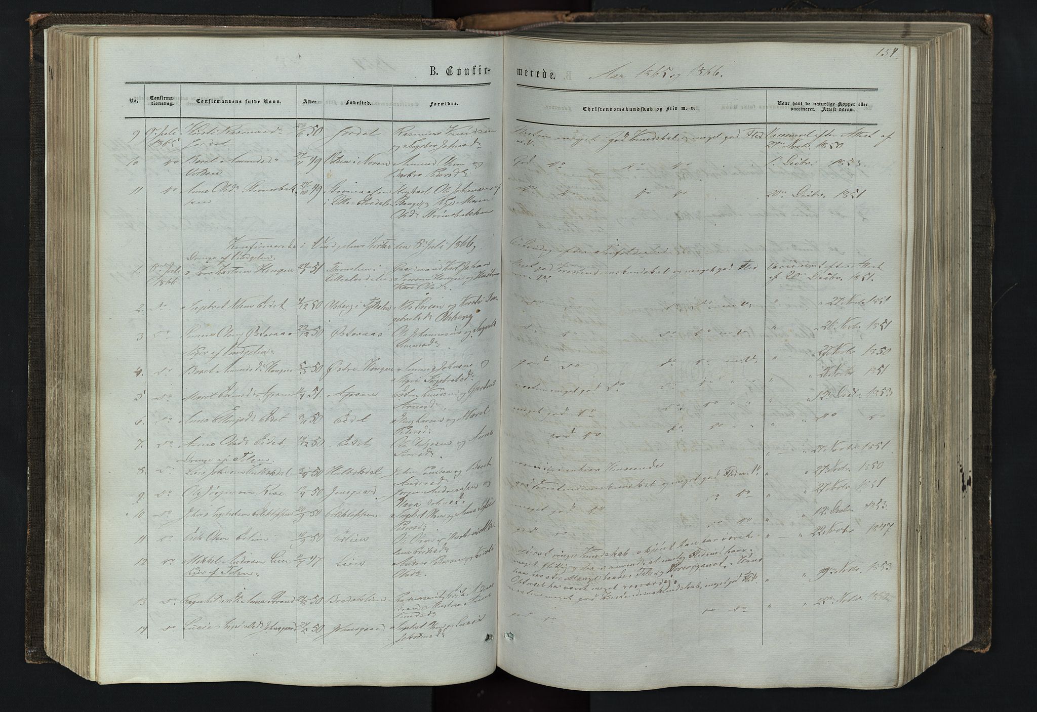 Tolga prestekontor, SAH/PREST-062/L/L0005: Parish register (copy) no. 5, 1862-1893, p. 154