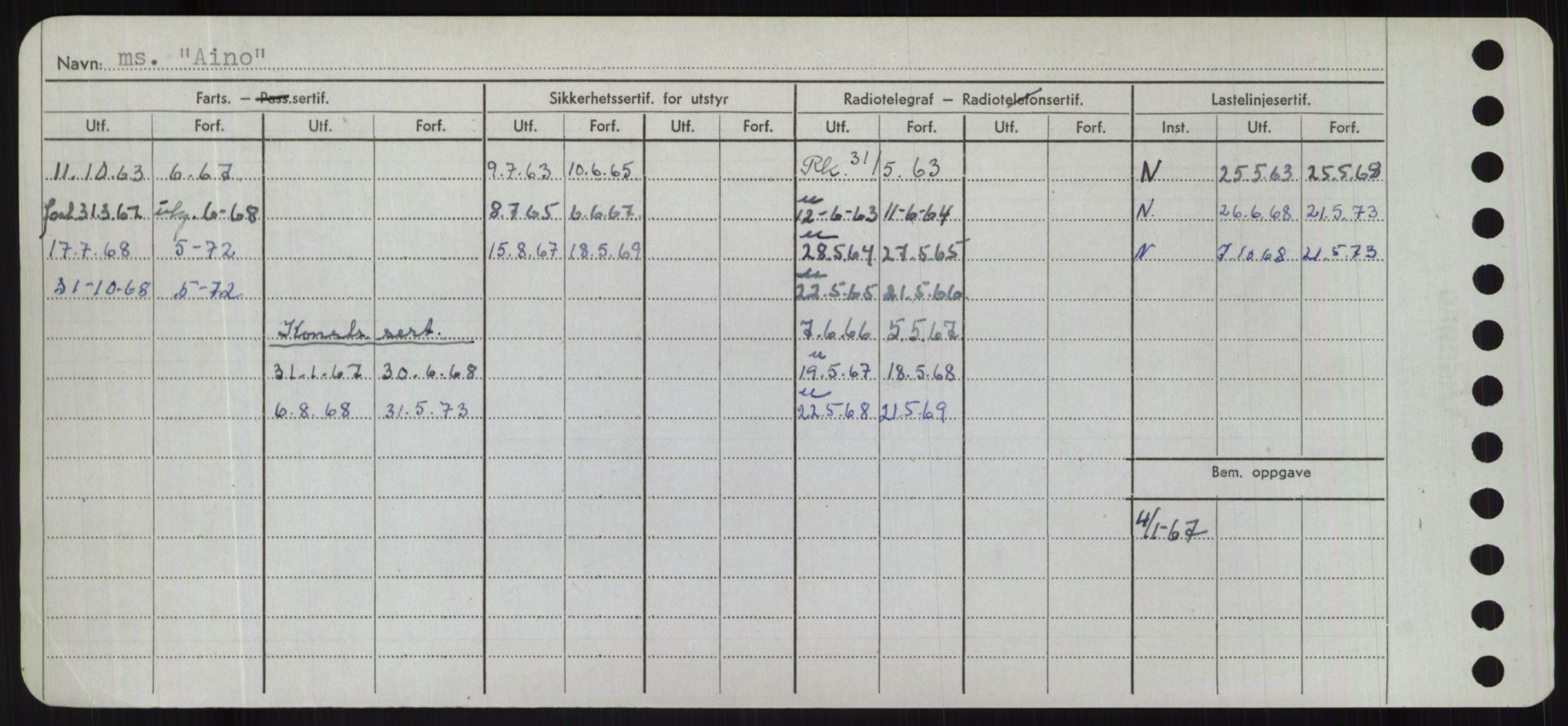 Sjøfartsdirektoratet med forløpere, Skipsmålingen, AV/RA-S-1627/H/Hd/L0001: Fartøy, A-Anv, p. 162