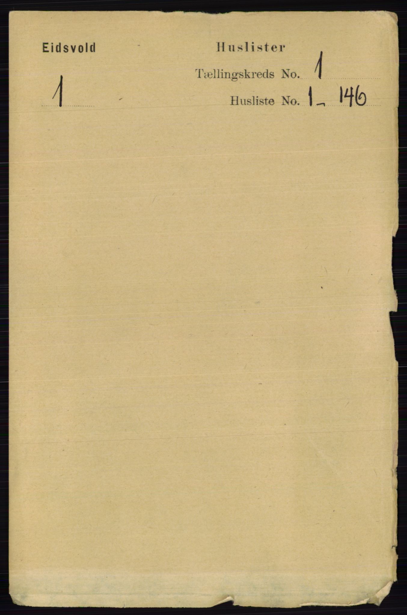 RA, 1891 census for 0237 Eidsvoll, 1891, p. 47