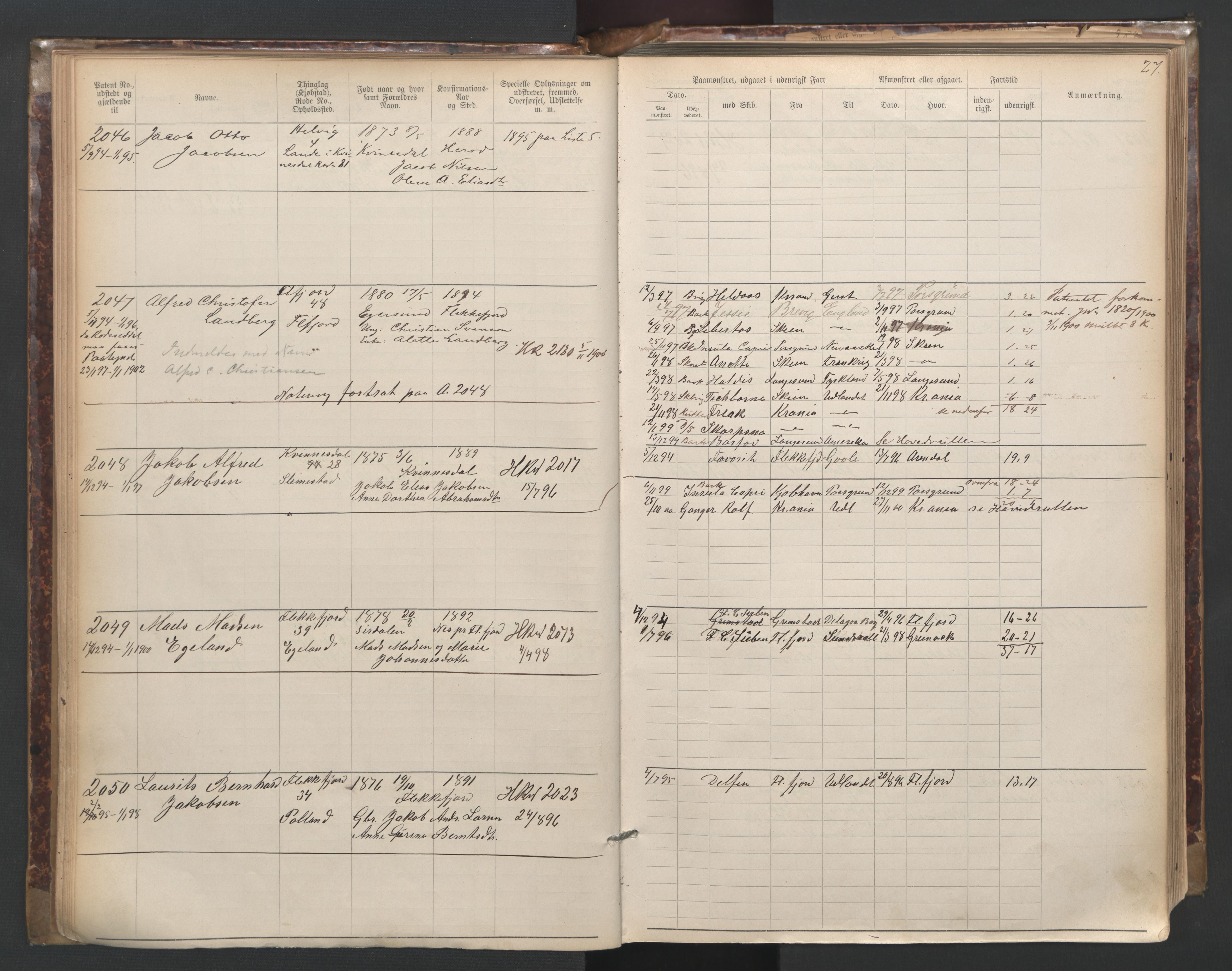 Flekkefjord mønstringskrets, AV/SAK-2031-0018/F/Fa/L0003: Annotasjonsrulle nr 1921-2963 med register, N-3, 1892-1948, p. 56