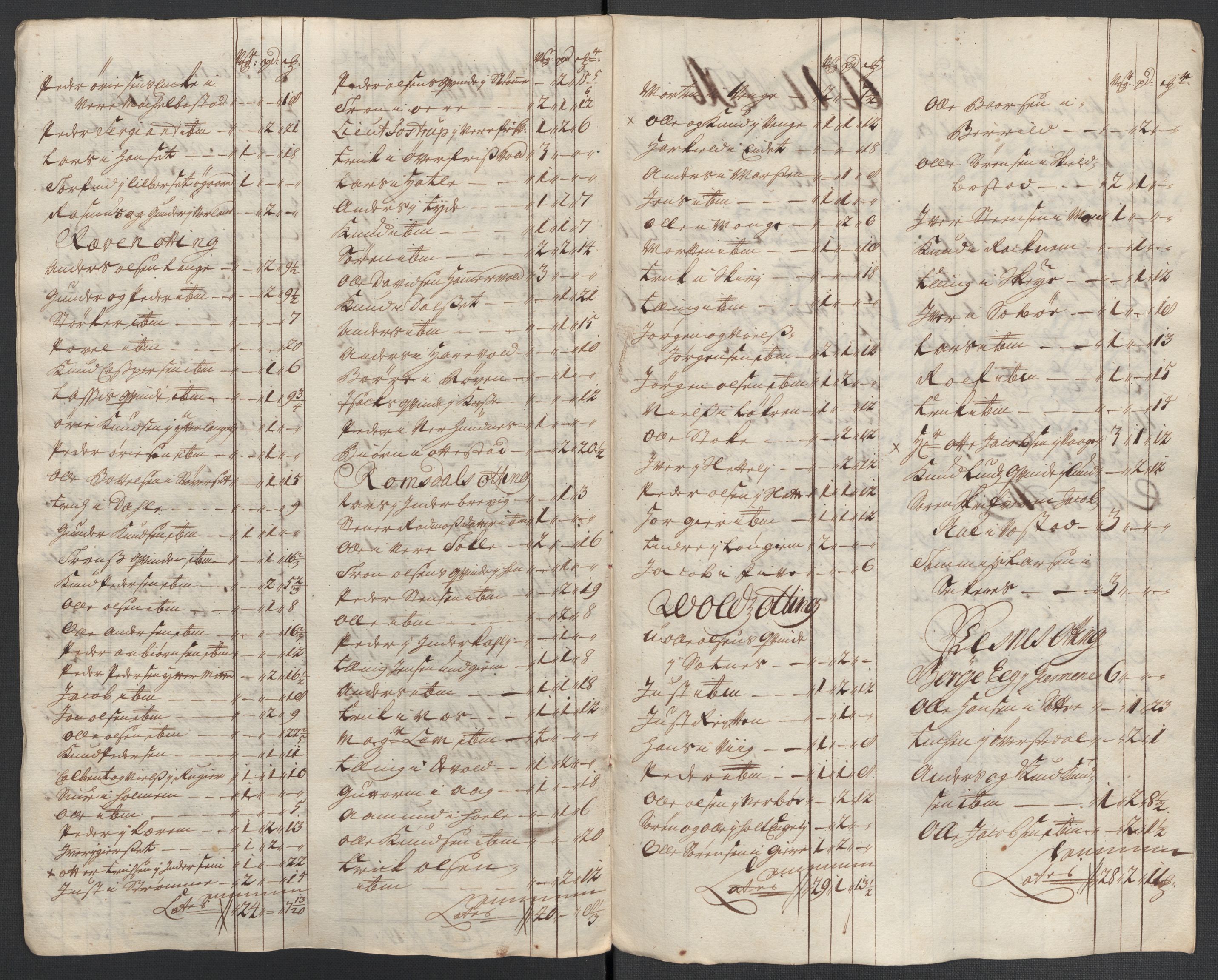 Rentekammeret inntil 1814, Reviderte regnskaper, Fogderegnskap, AV/RA-EA-4092/R55/L3660: Fogderegnskap Romsdal, 1711, p. 419