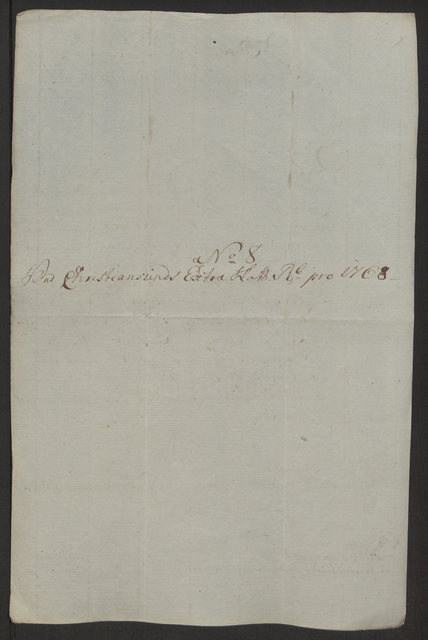 Rentekammeret inntil 1814, Reviderte regnskaper, Byregnskaper, AV/RA-EA-4066/R/Rr/L0495/0004: [R1] Kontribusjonsregnskap / Ekstraskatt, 1762-1772, p. 198