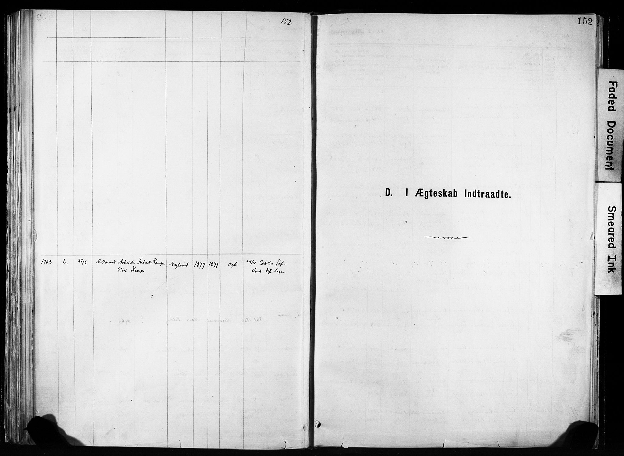 Hetland sokneprestkontor, SAST/A-101826/30/30BA/L0011: Parish register (official) no. A 11, 1884-1911, p. 152
