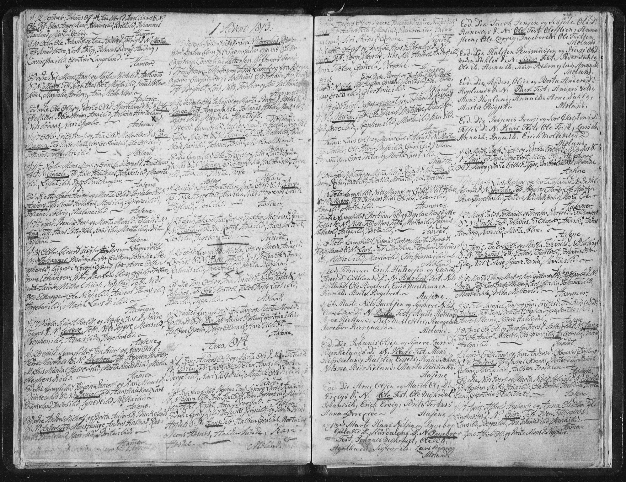 Hamre sokneprestembete, AV/SAB-A-75501/H/Ha/Haa/Haaa/L0009: Parish register (official) no. A 9, 1805-1815, p. 34