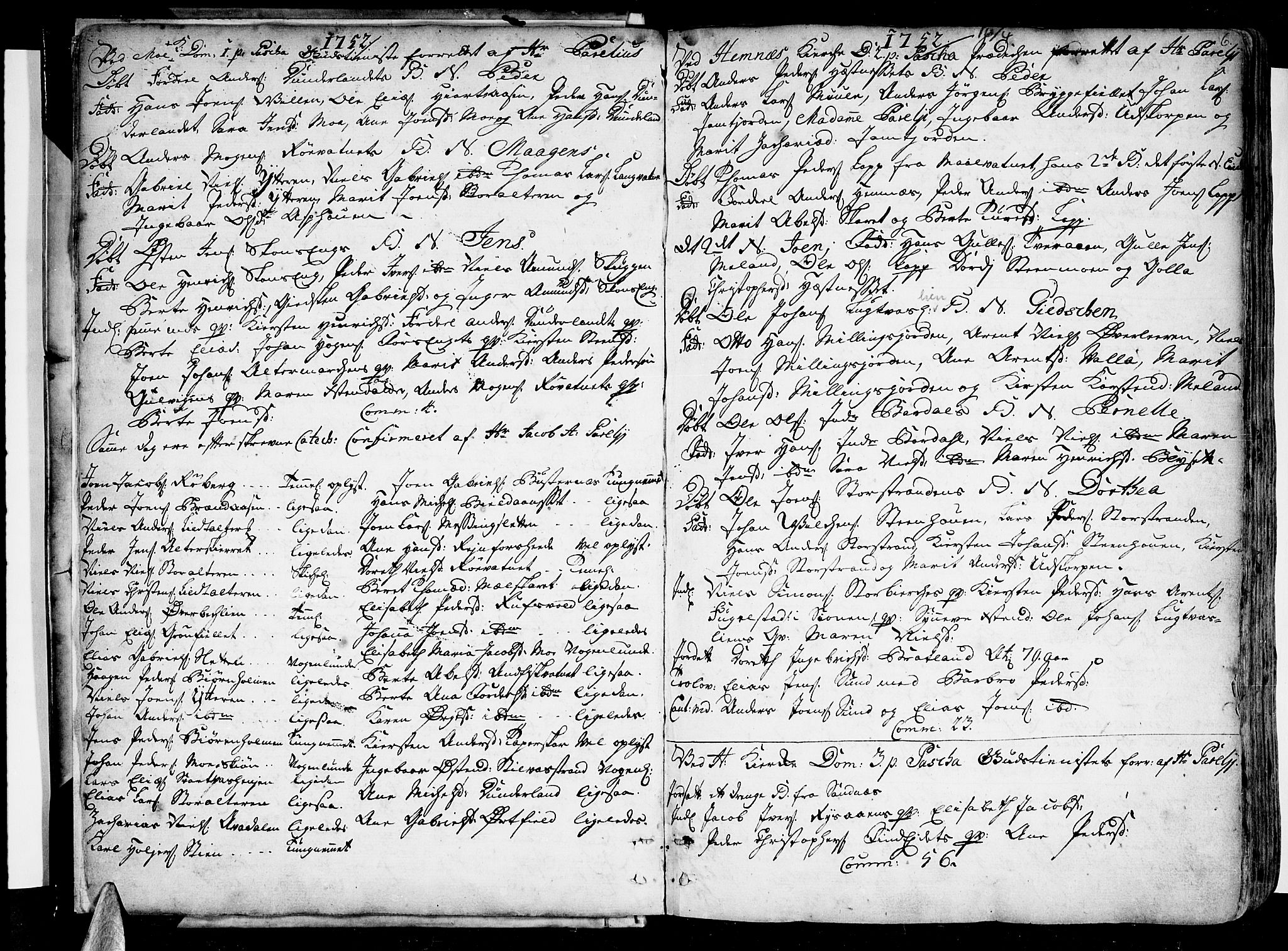 Ministerialprotokoller, klokkerbøker og fødselsregistre - Nordland, SAT/A-1459/825/L0348: Parish register (official) no. 825A04, 1752-1788, p. 6