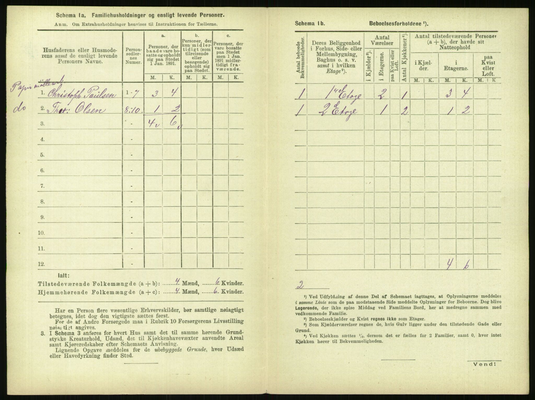 RA, 1891 census for 0301 Kristiania, 1891, p. 152298