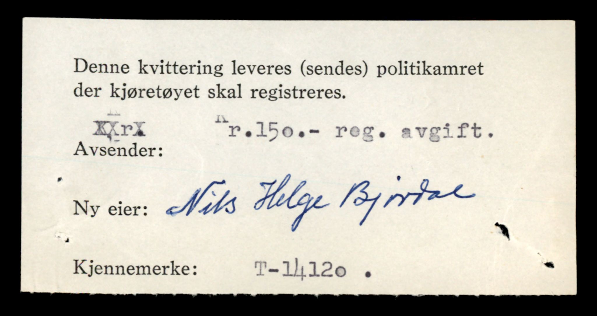 Møre og Romsdal vegkontor - Ålesund trafikkstasjon, AV/SAT-A-4099/F/Fe/L0043: Registreringskort for kjøretøy T 14080 - T 14204, 1927-1998, p. 1102