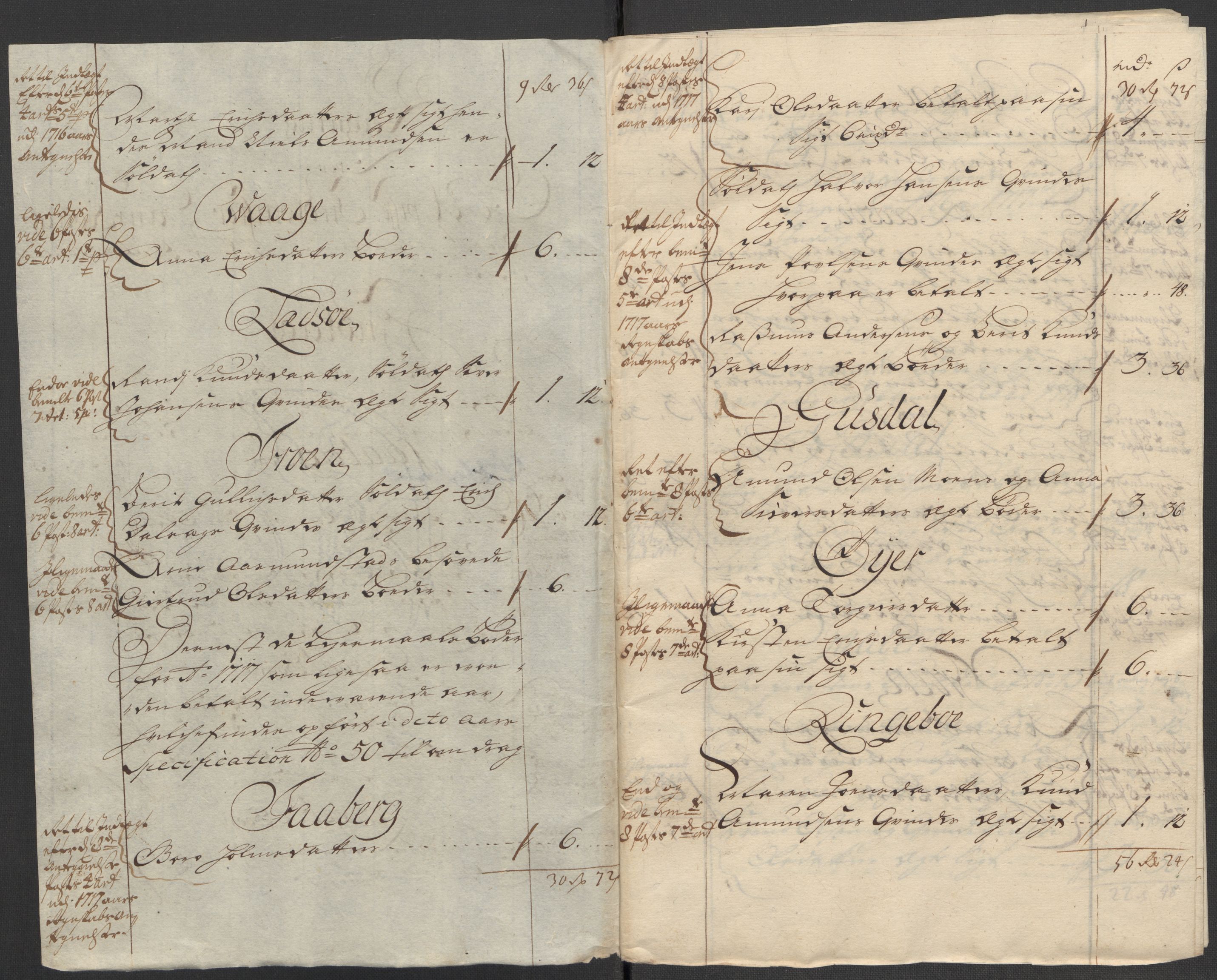 Rentekammeret inntil 1814, Reviderte regnskaper, Fogderegnskap, RA/EA-4092/R17/L1188: Fogderegnskap Gudbrandsdal, 1718, p. 83