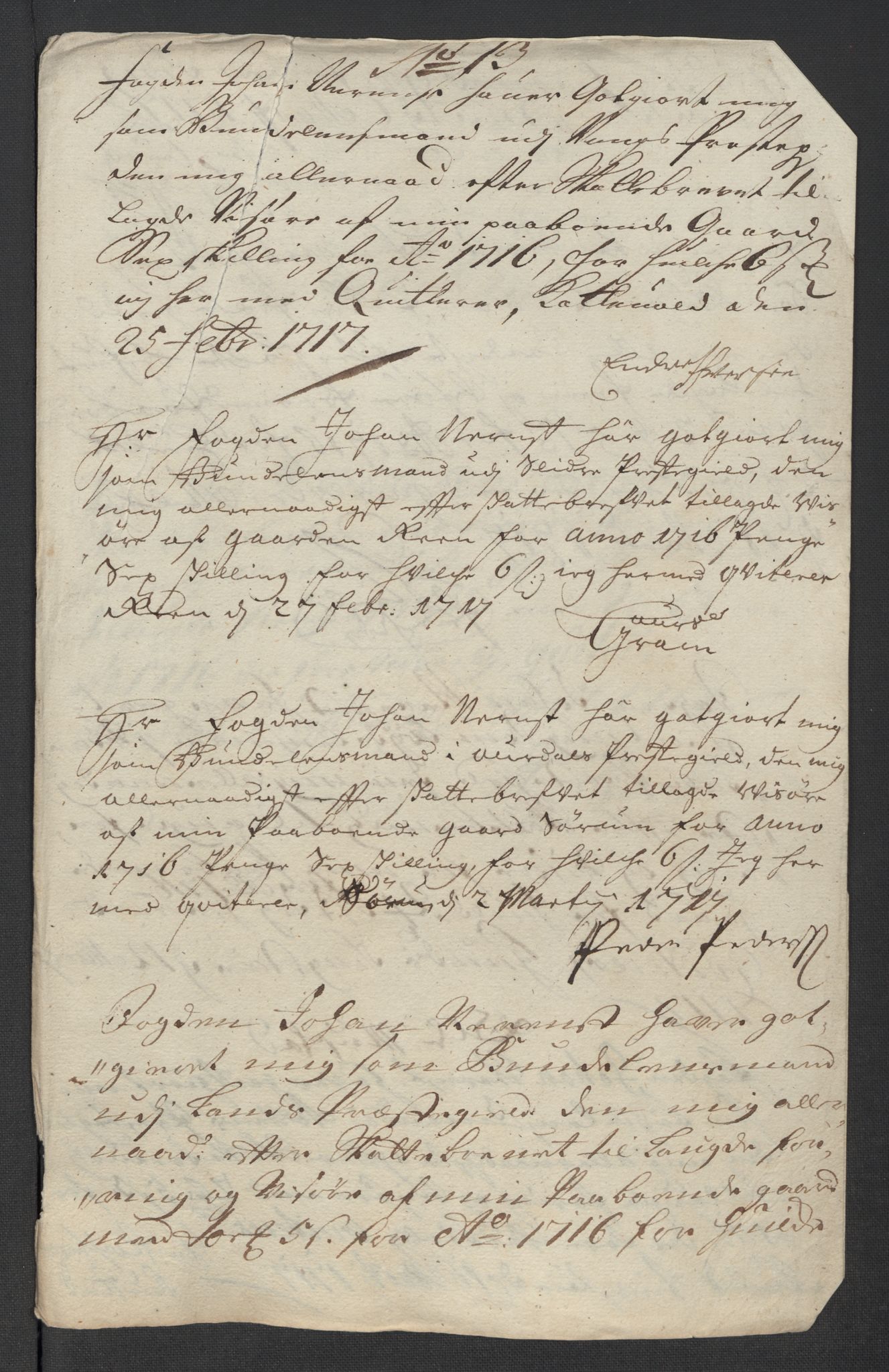 Rentekammeret inntil 1814, Reviderte regnskaper, Fogderegnskap, RA/EA-4092/R18/L1315: Fogderegnskap Hadeland, Toten og Valdres, 1716, p. 353